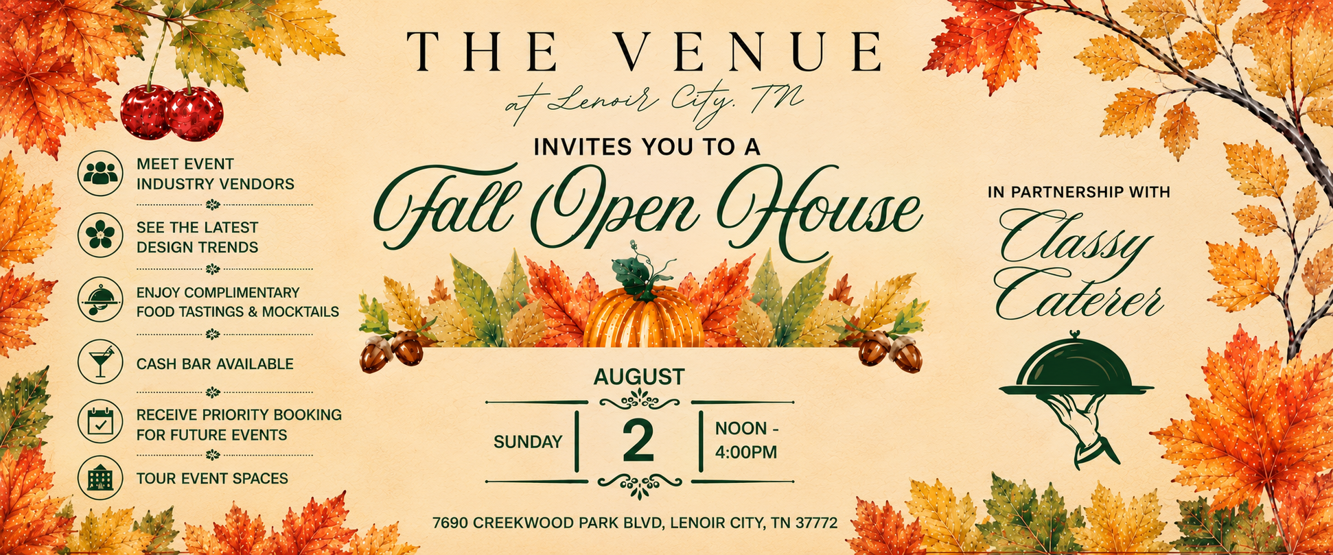 Fall Open House - A Progressive Event Experience
