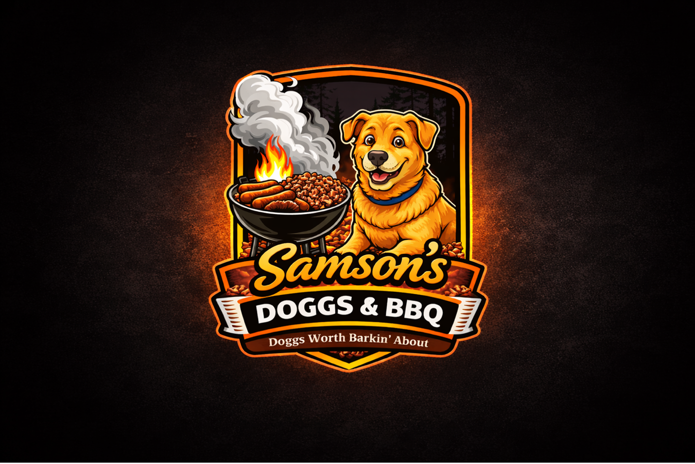 Samson's Doggs and BBQ, LLC ~ DOGGS WORTH BARKIN' ABOUT!!!