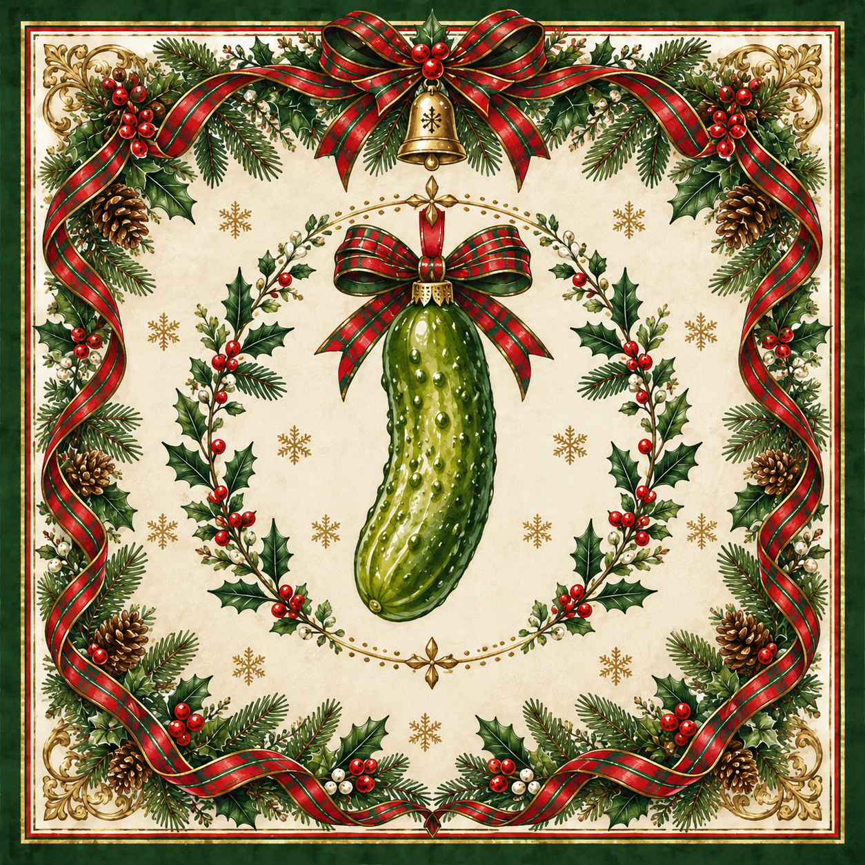 Christmas Pickle Mat  ***FREE SHIPPING INSIDE THE LOWER 48***