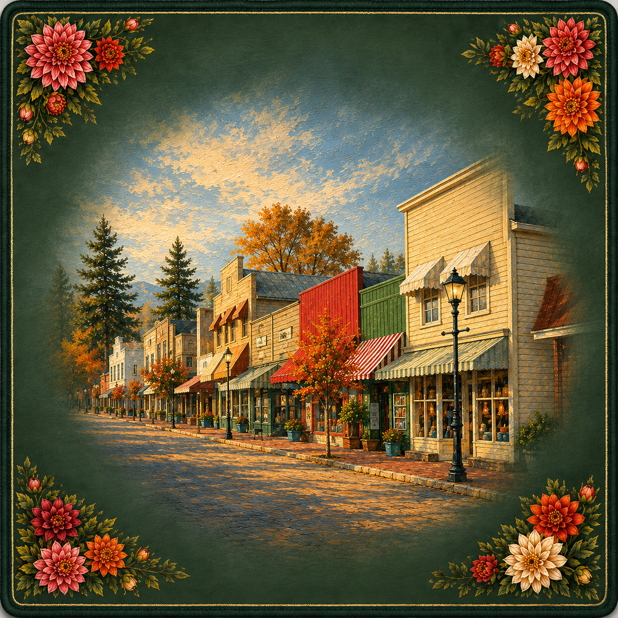 Highlands Town Mat  ***SHIPS FOR FREE IN THE CONTINENTAL USA***