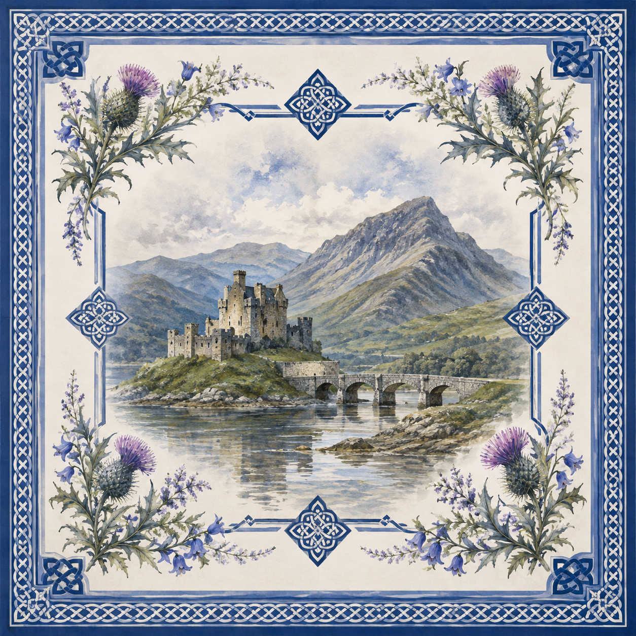 Scottish Mat  *** SHIPS FOR FREE INSIDE THE CONTINENTAL US***