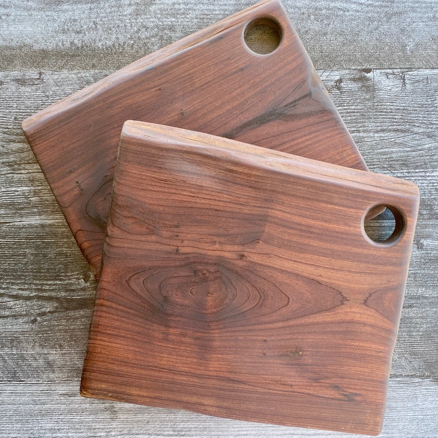 Live Edge Roasted Maple Serving Board