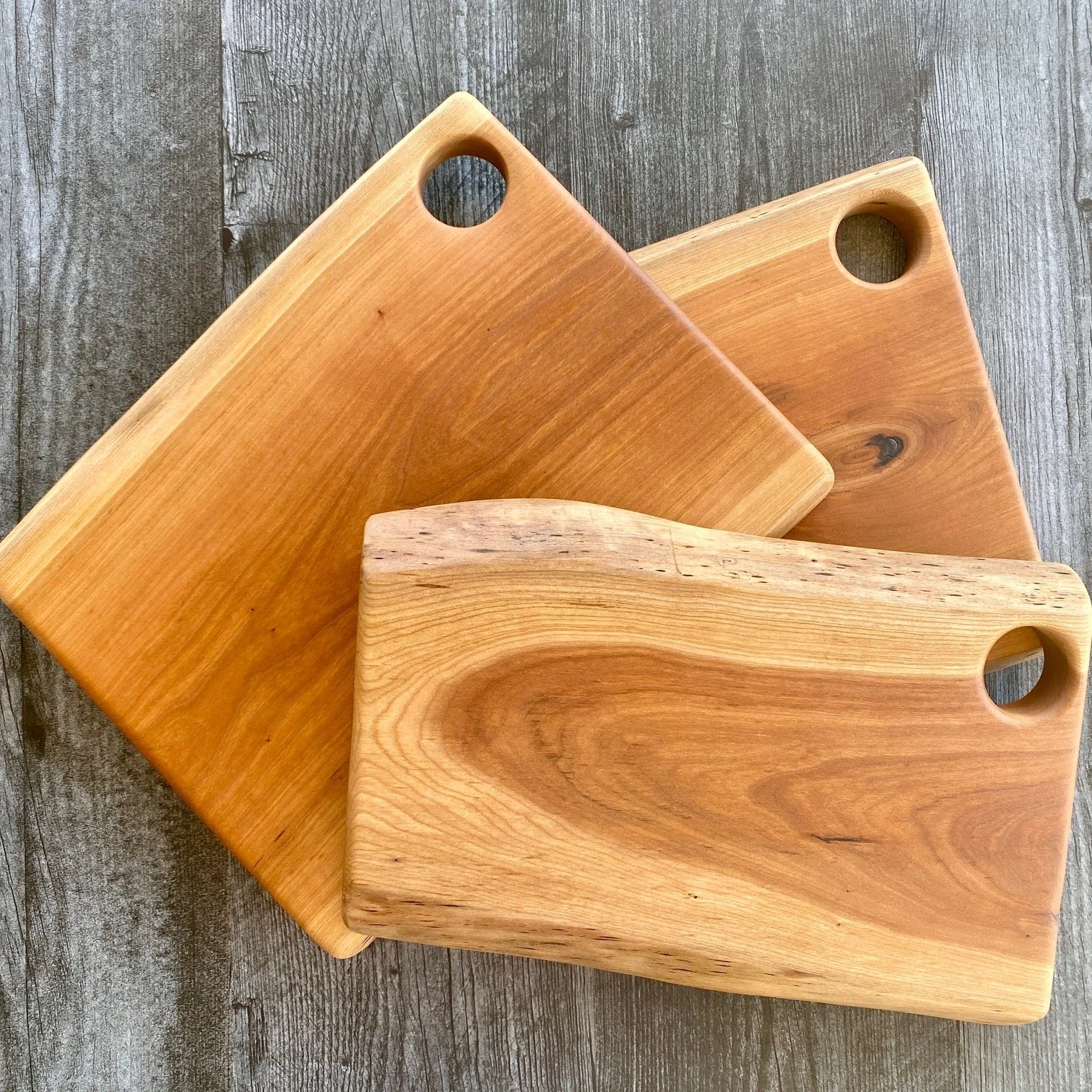 Live Edge Cherry Serving Board