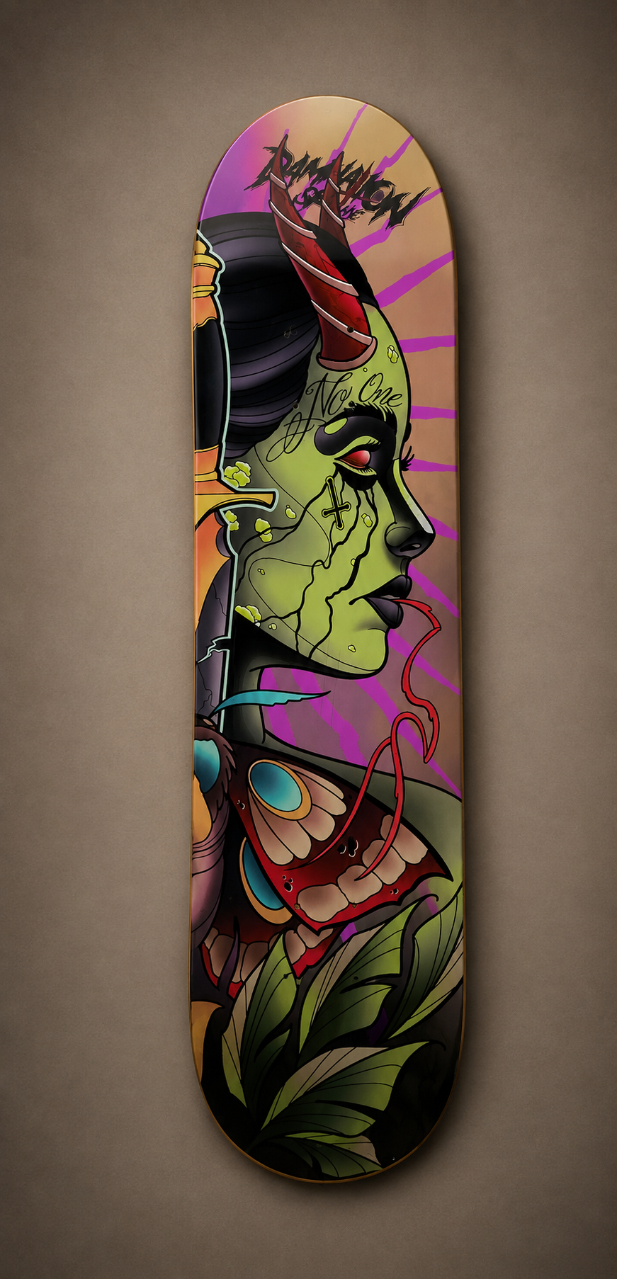 "No One"
Damnation skateboard
-2021