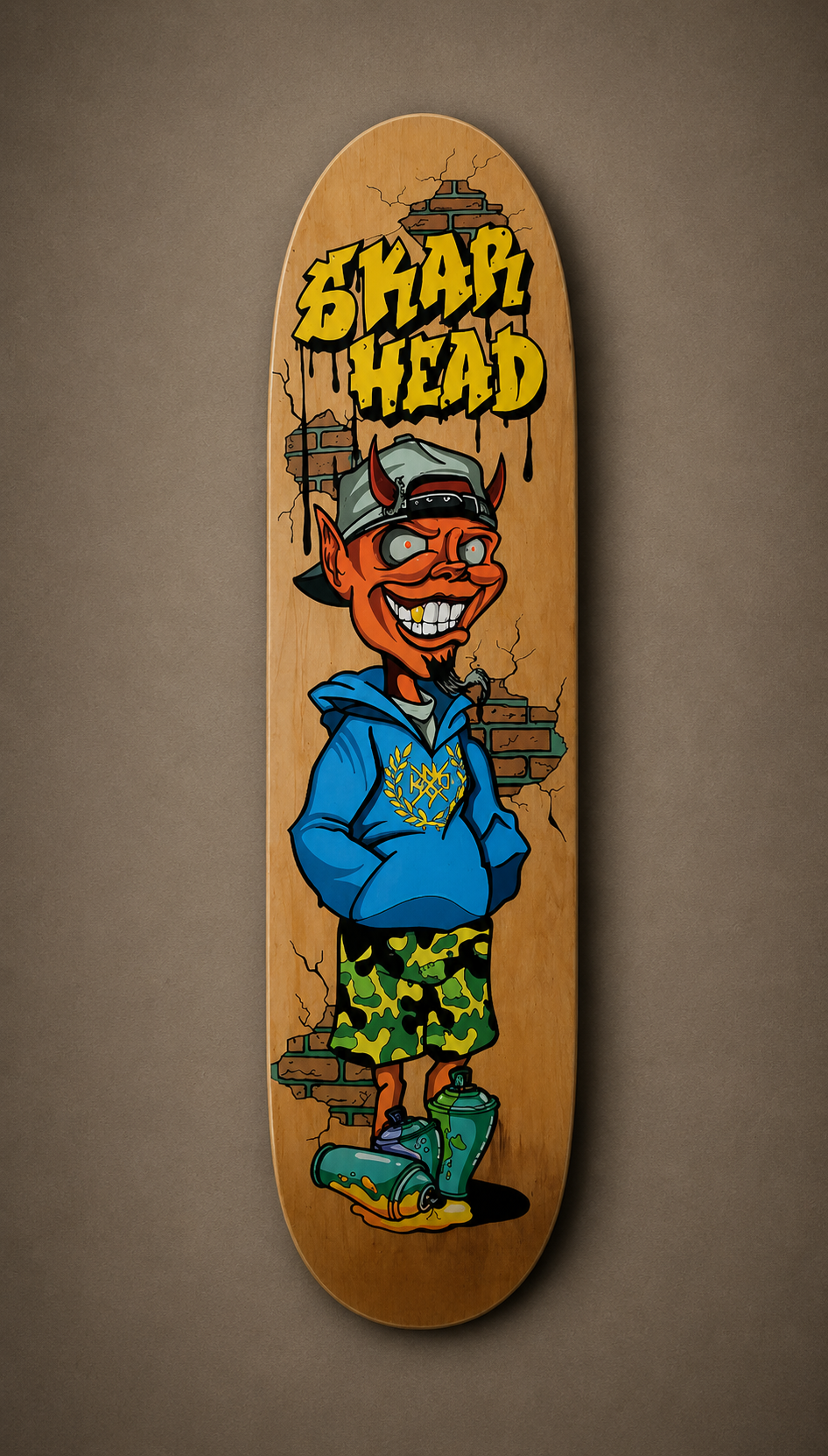 Skarhead X Damnation sk8
Skateboard Collaboration · 2021
Limited Edition of 20