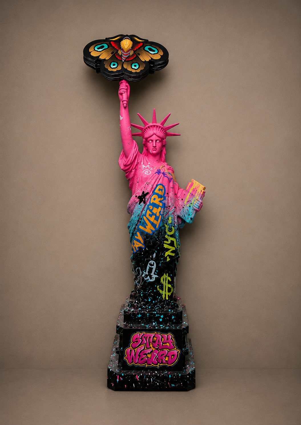 "Welcome to New York"
business card holder
mixed media - 2025