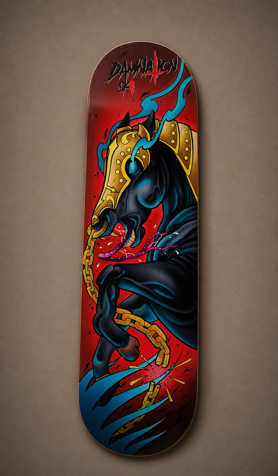 "Army of Hell"
Damnation skateboard
-2022