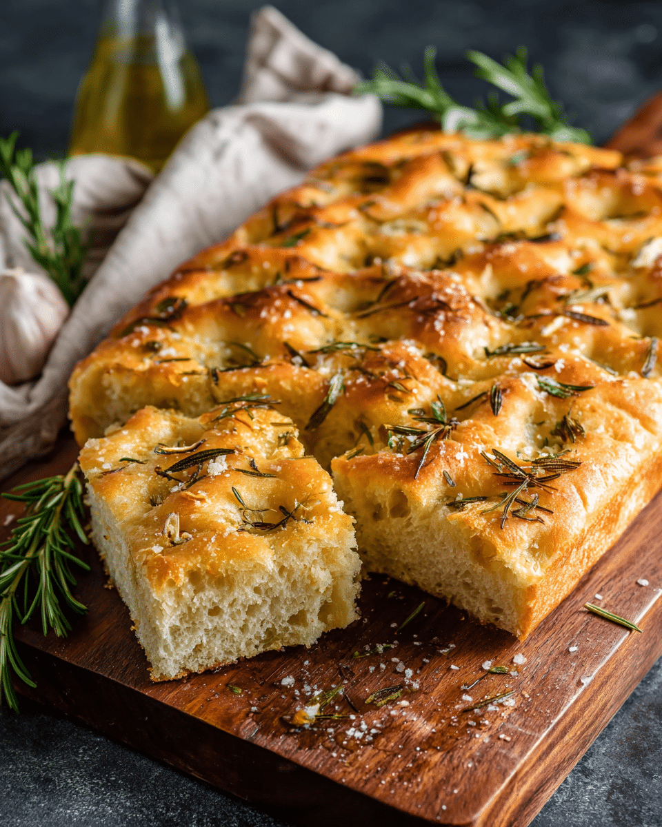 Rosemary Garlic Focaccia