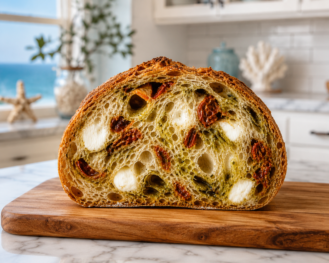 Sundried Tomato, Pesto & Mozza