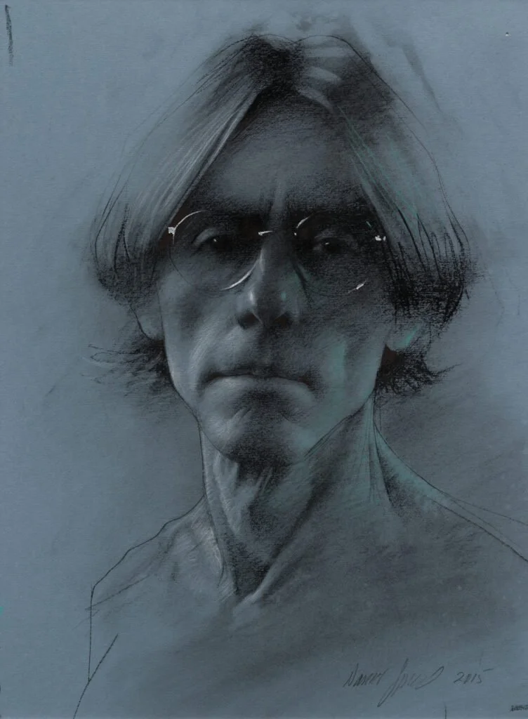Daniel Sprick self portrait drawing