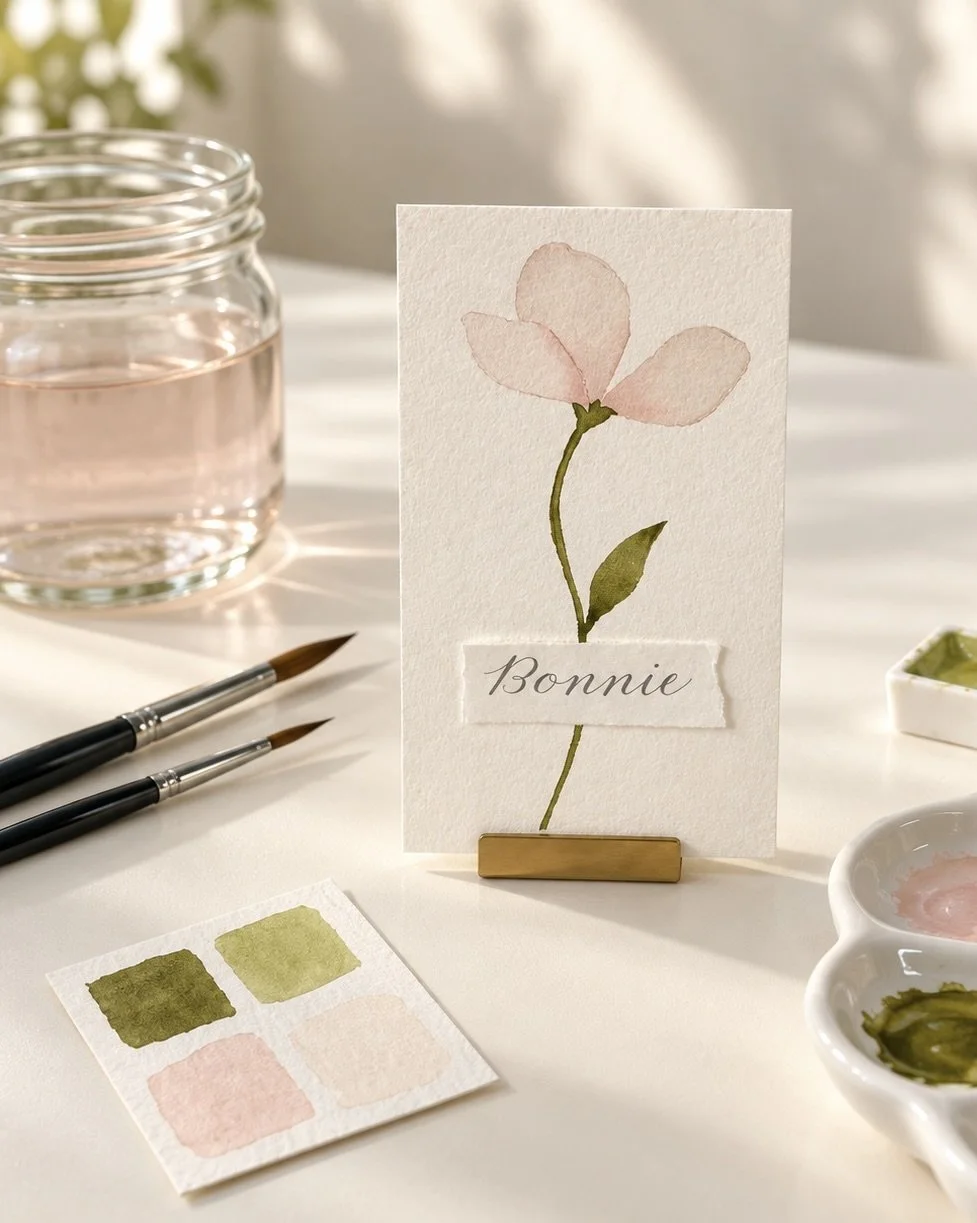 Spring Bloom Place Card