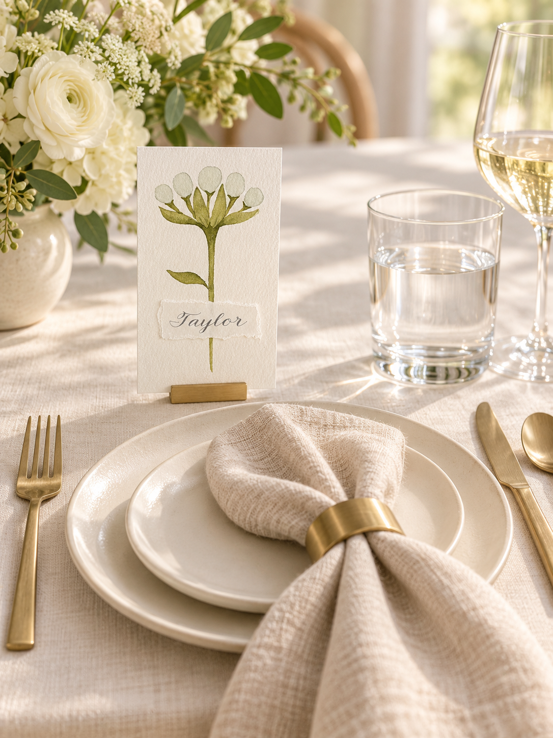 Silver Sage Place Card
