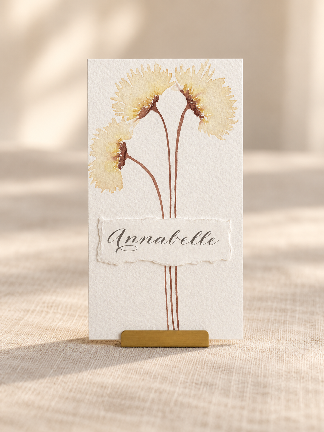 Autumn Bloom Place Card