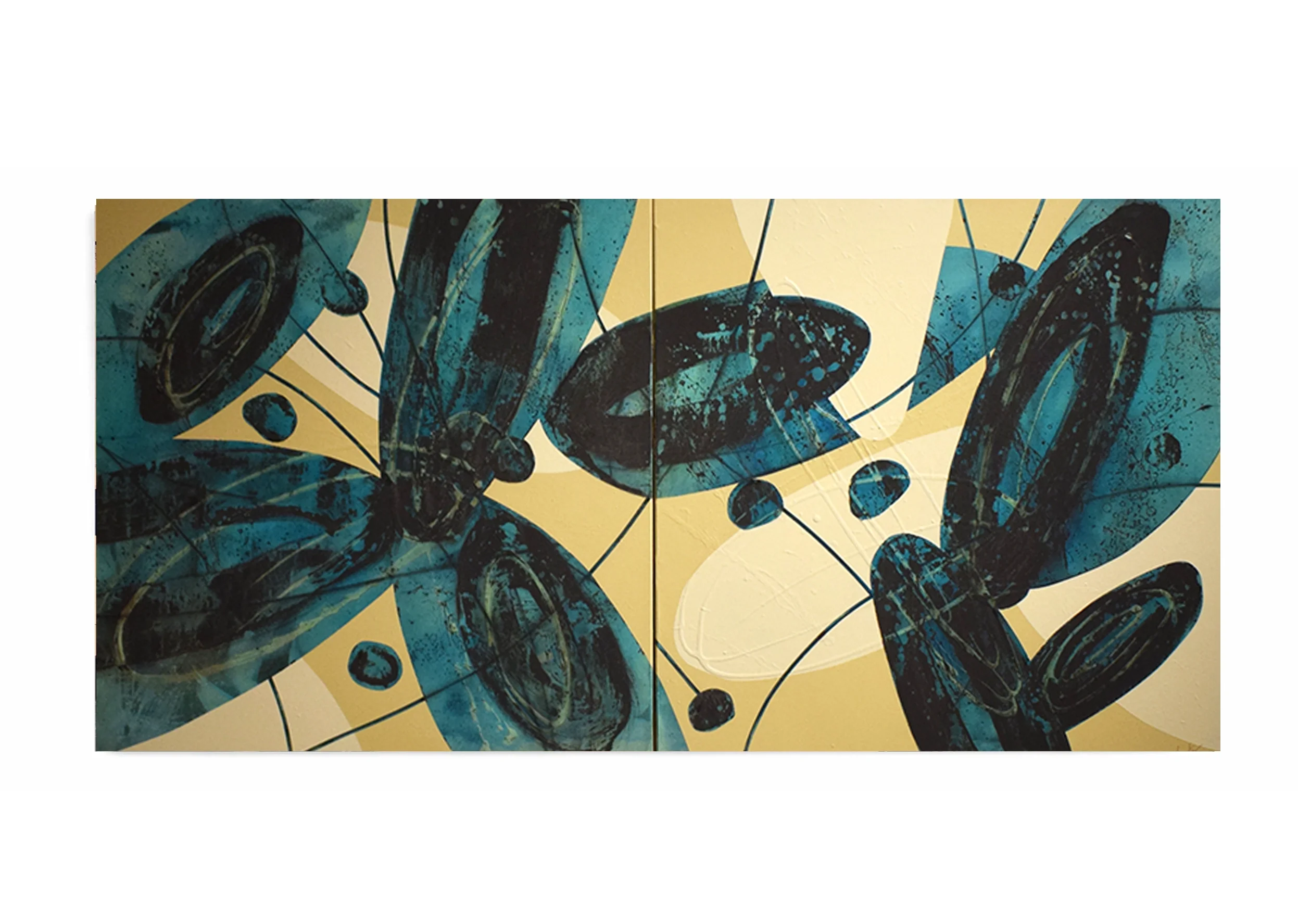 Expansion, 2026, Synaesthesia series
Mixed media on canvas, 80 × 160 cm