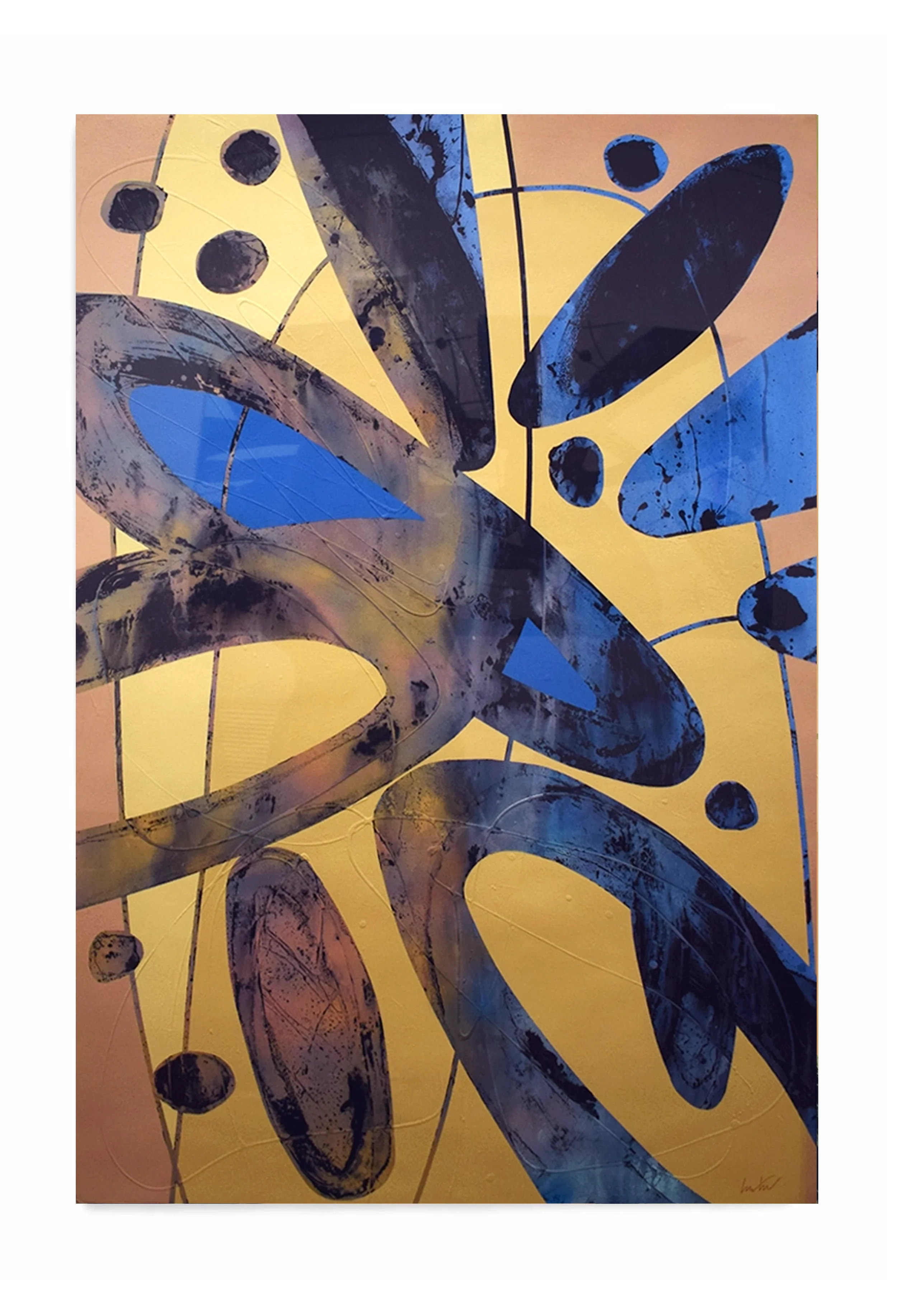 Openings III, 2026, Synaesthesia series, Mixed media on cotton paper, 120 × 80 cm
