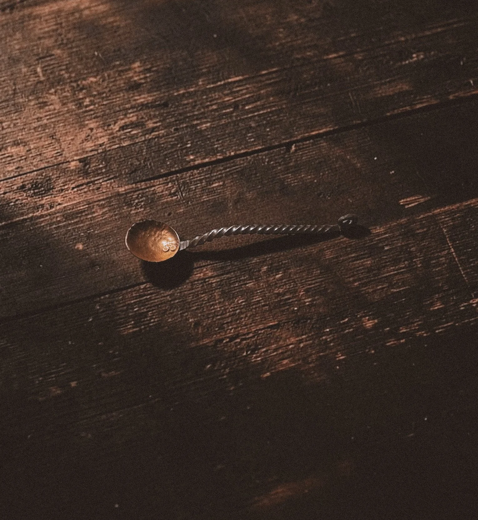 Twisted Copper Scoop