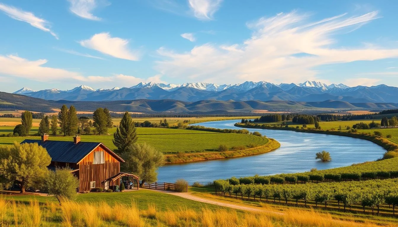 Home overlooking Snake River in Idaho