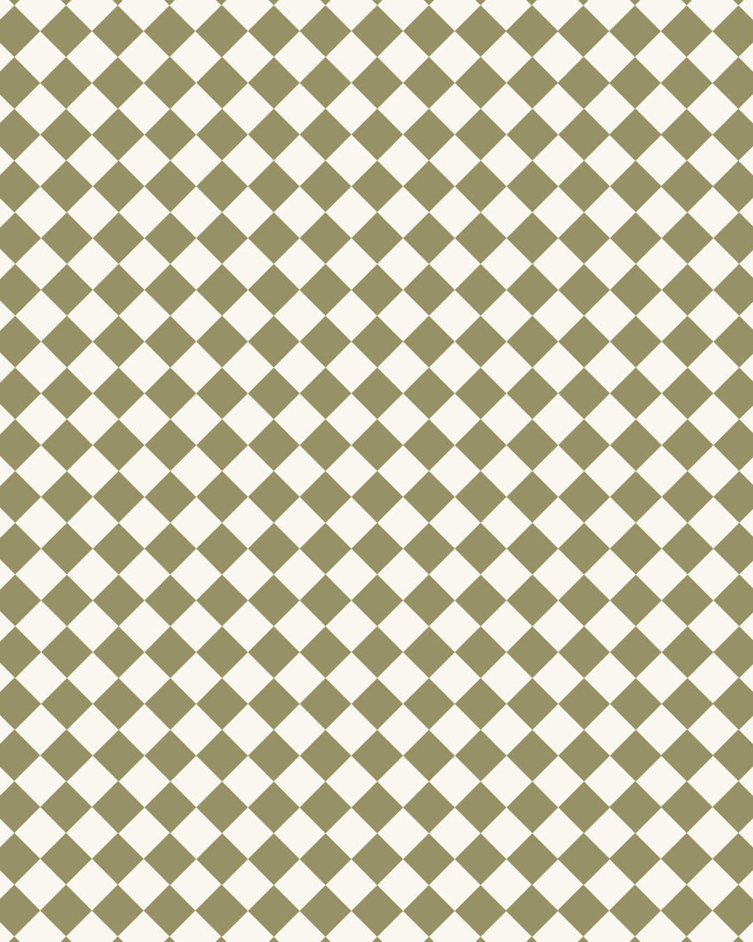 Pattern of small beige and white diamonds arranged in a grid.