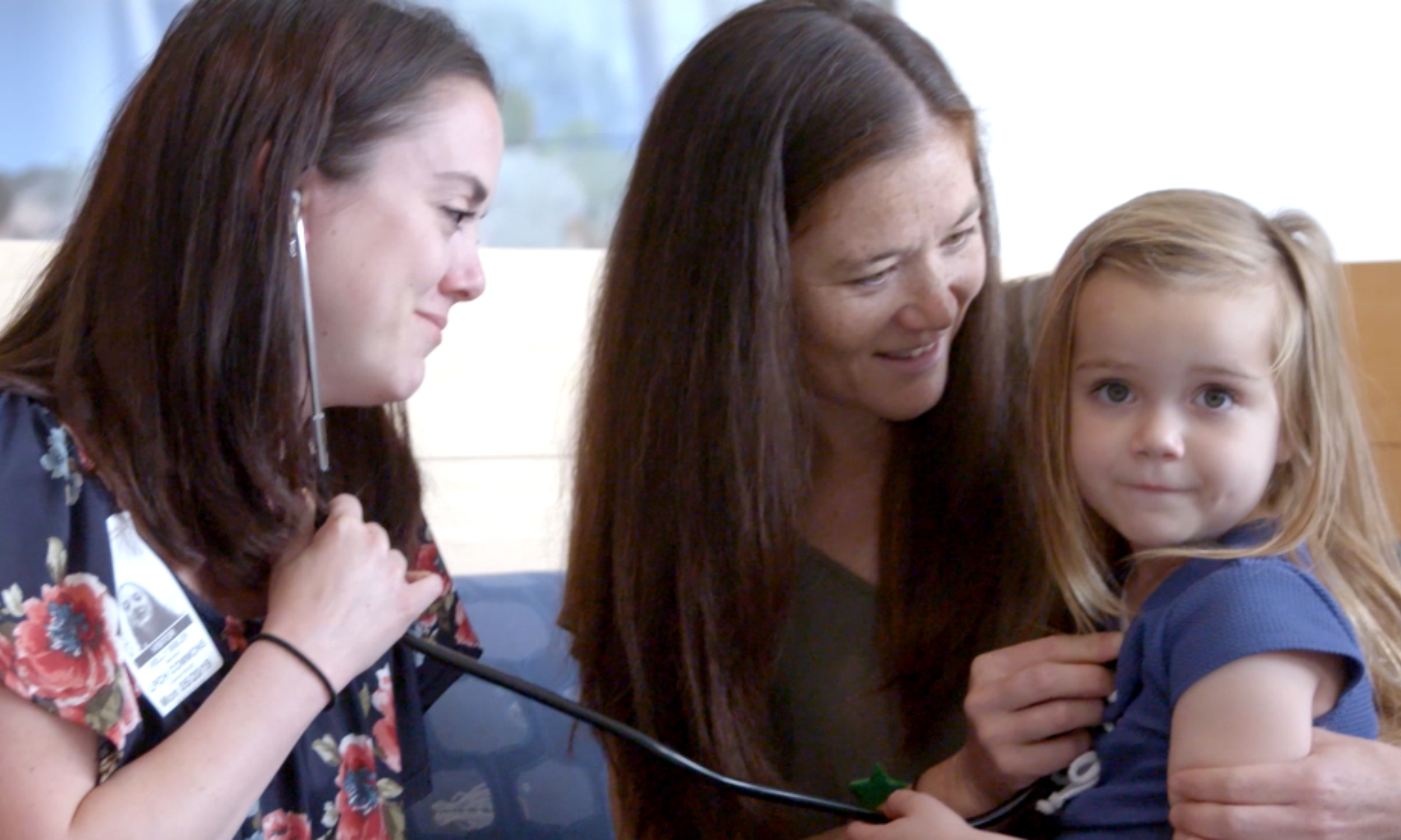 Families of young heart donor and recipient meet for the first time.