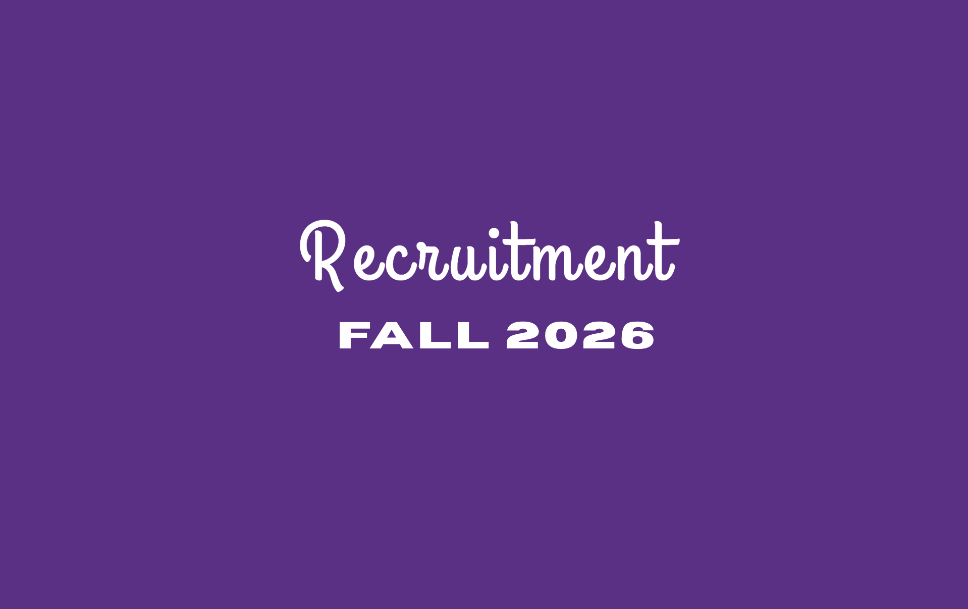 HCMT announces fall 2026 recruitment timeline