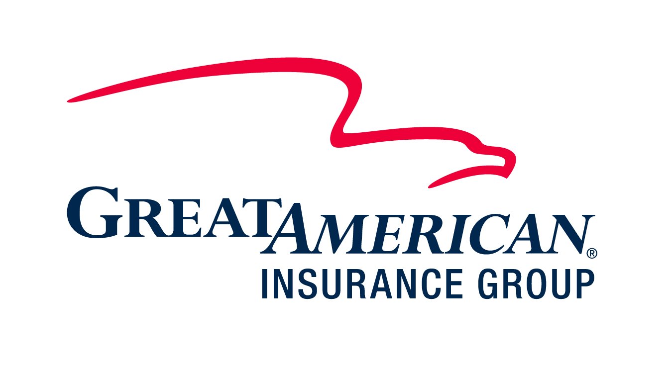 Logo of Great American Insurance Group with a stylized eagle head in red above the text.