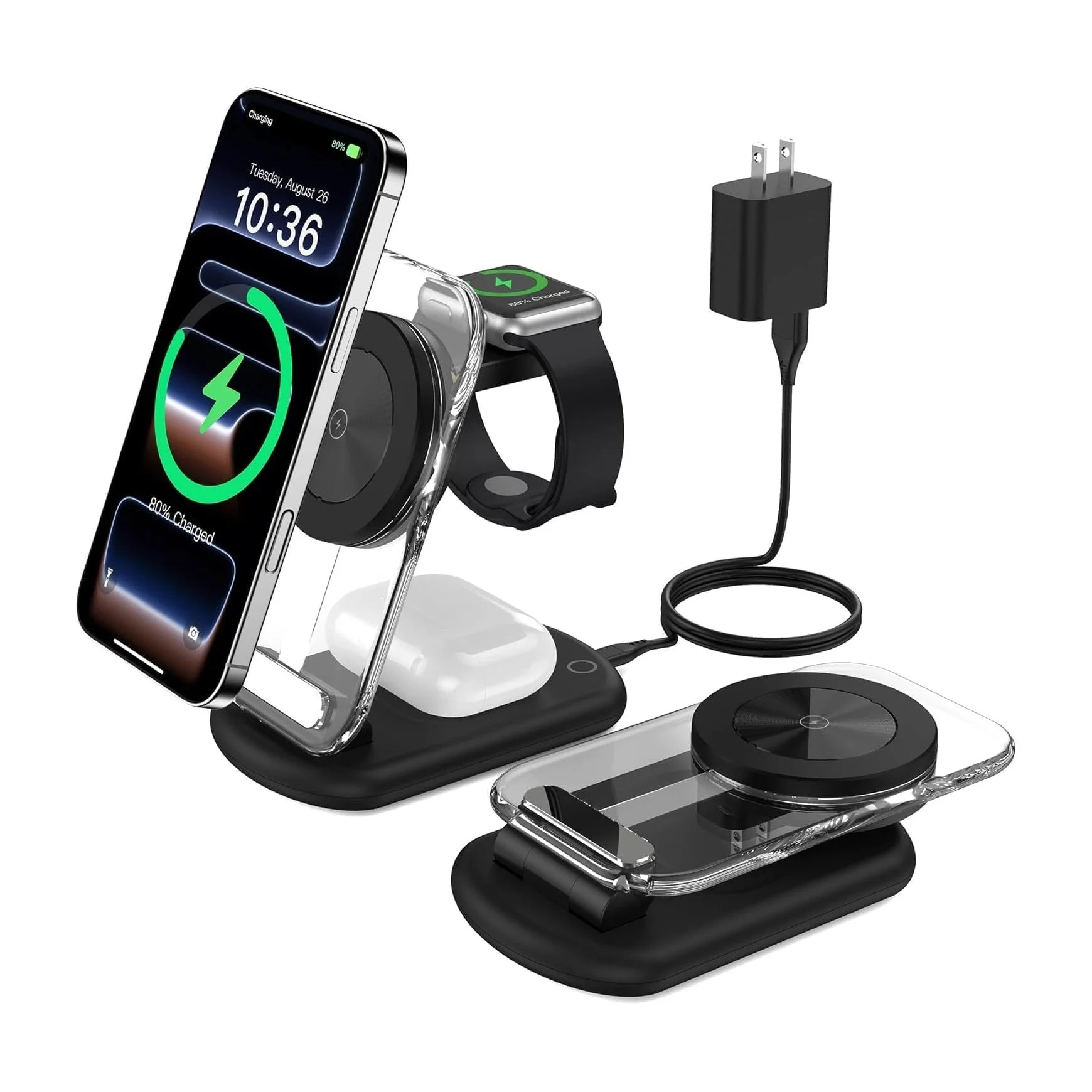 Mukiya Pro — 3-in-1 Magnetic Wireless Charging Station