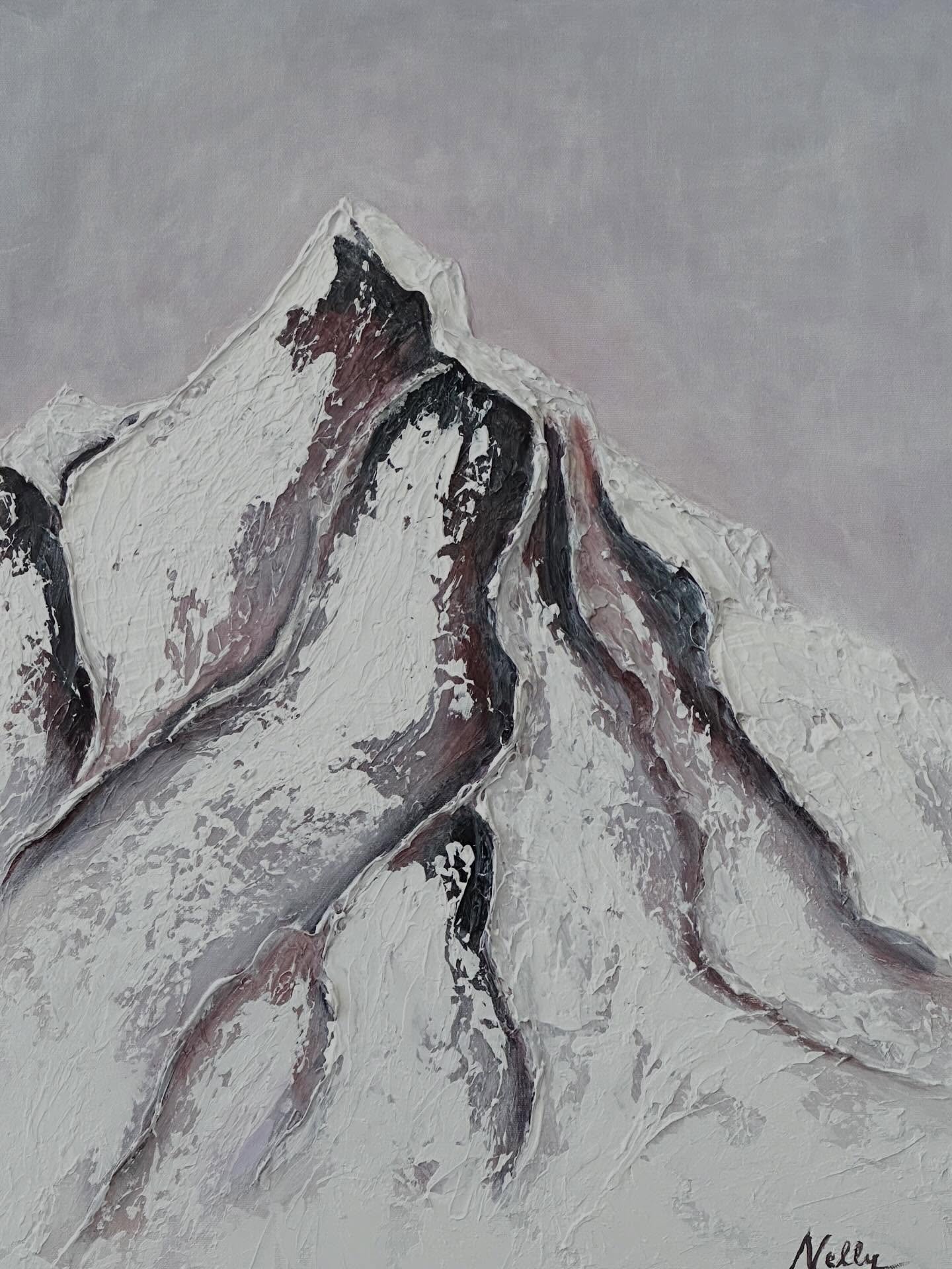 Mount Tanner, Monashee Mountain Range 🏔️

As I&rsquo;m staying here for an extended period, I&rsquo;ve had the wonderful opportunity to slow down, observe, and paint the mountains around me. I decided to capture Mount Tanner in mixed media and acryl