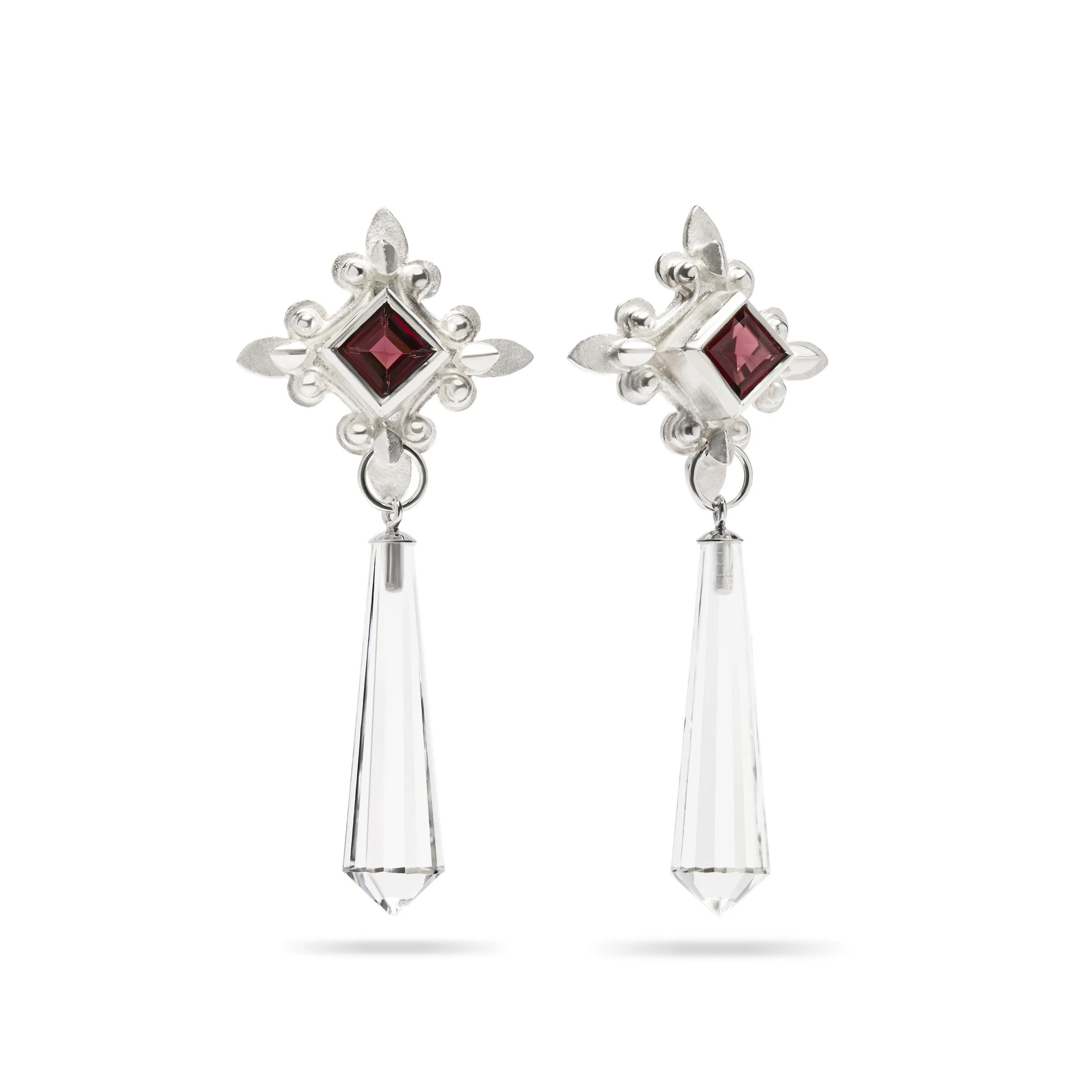 Folk_Ann_fleur de lys rhodolite crystal dangle.jpg