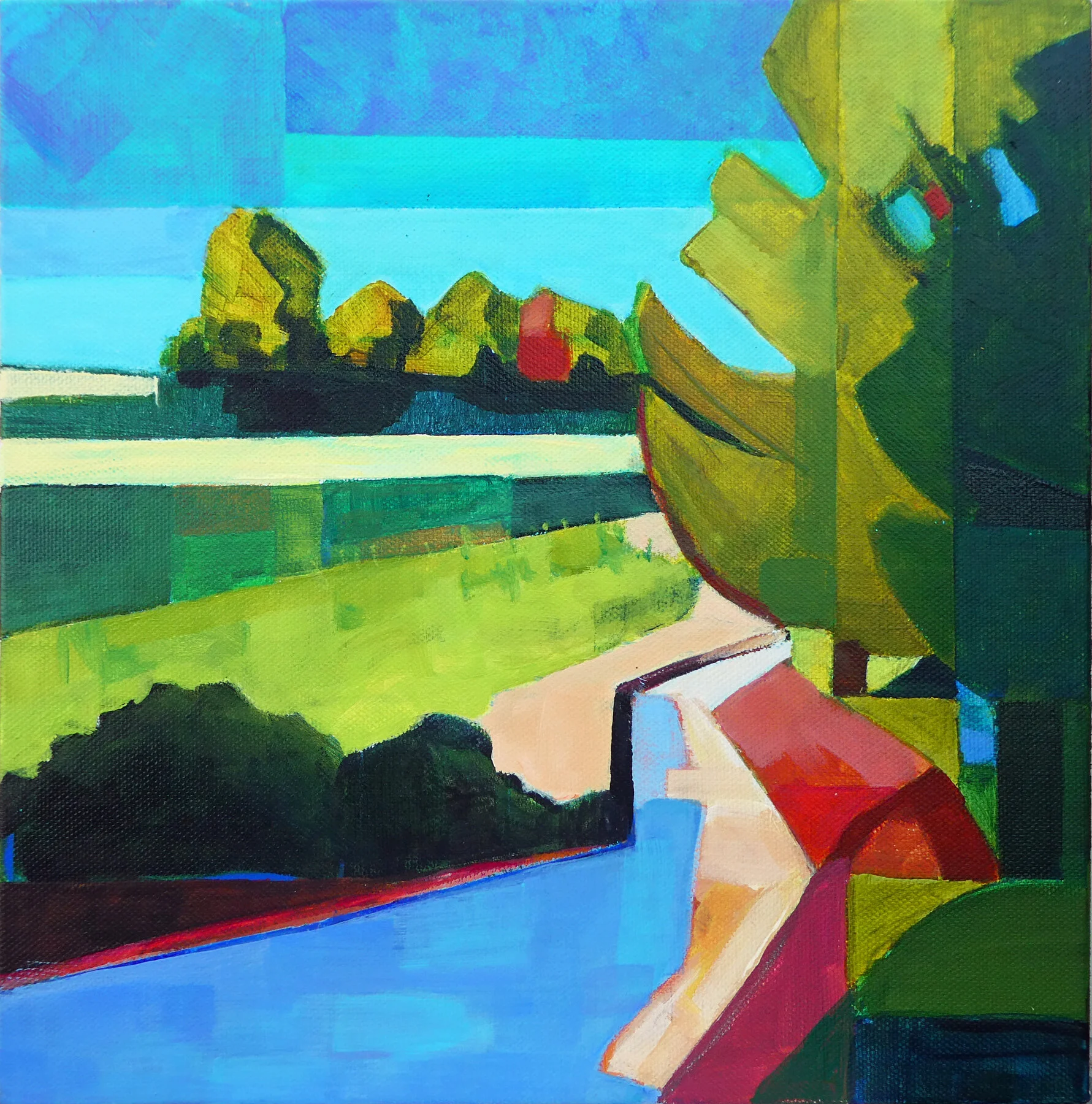 Evening Vineyard II SOLD