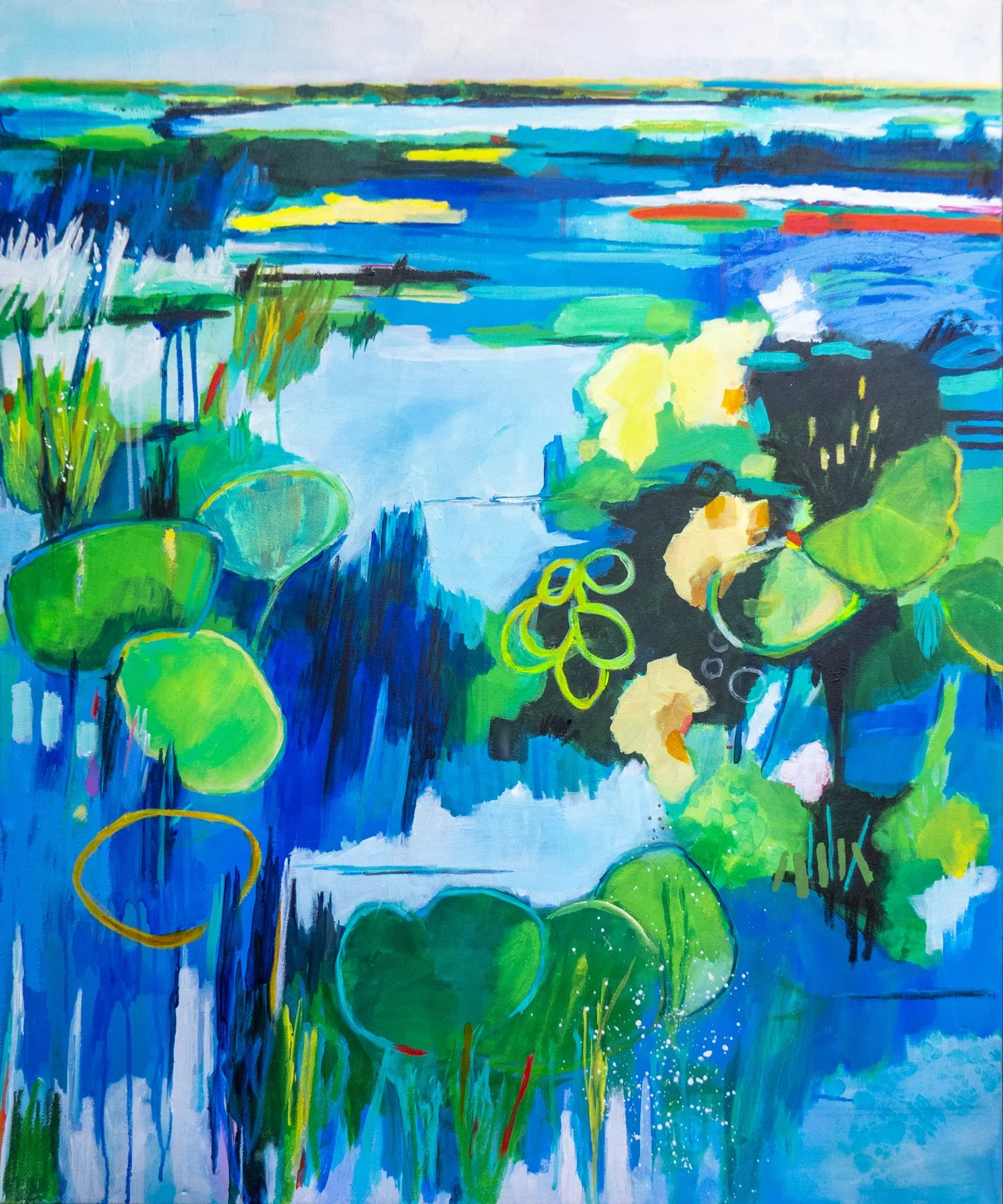 Lotus Fields V Sold
