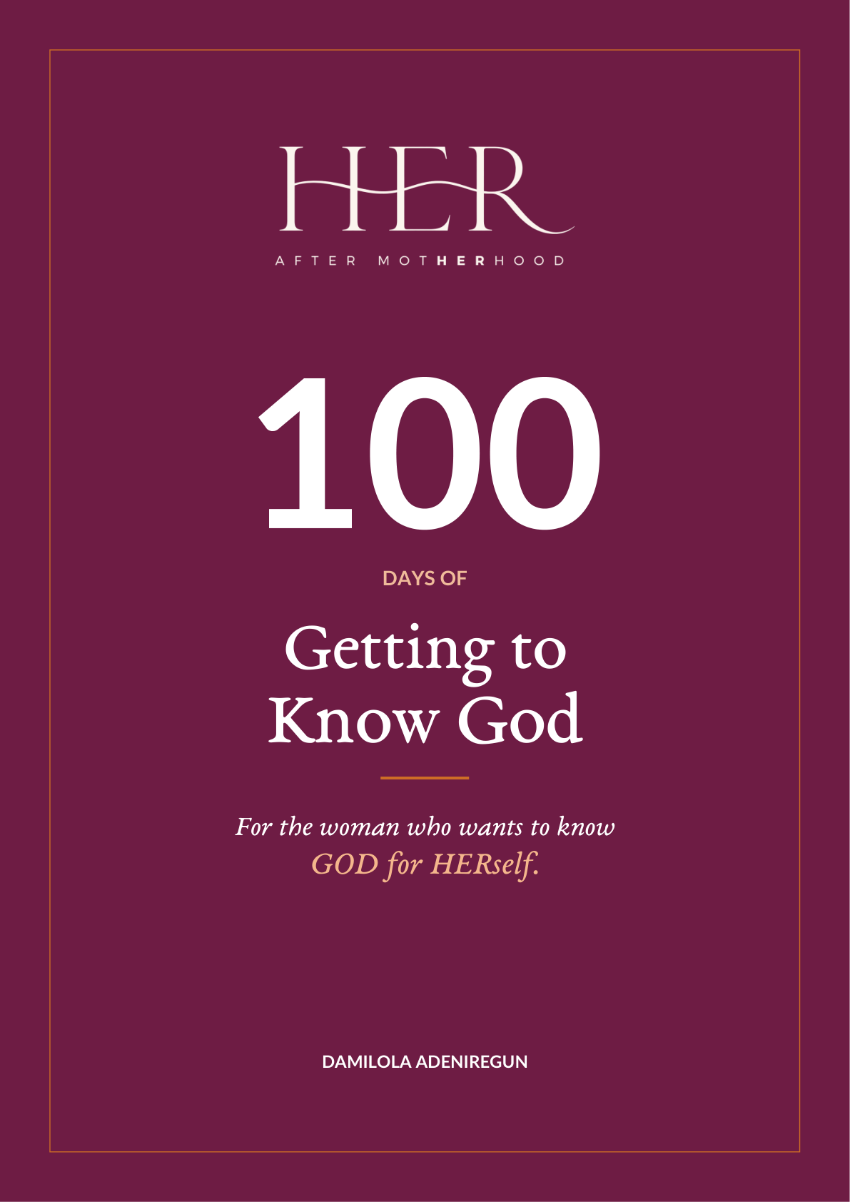 100 Days of Getting to Know God | Digital Bible Study Journal for Women