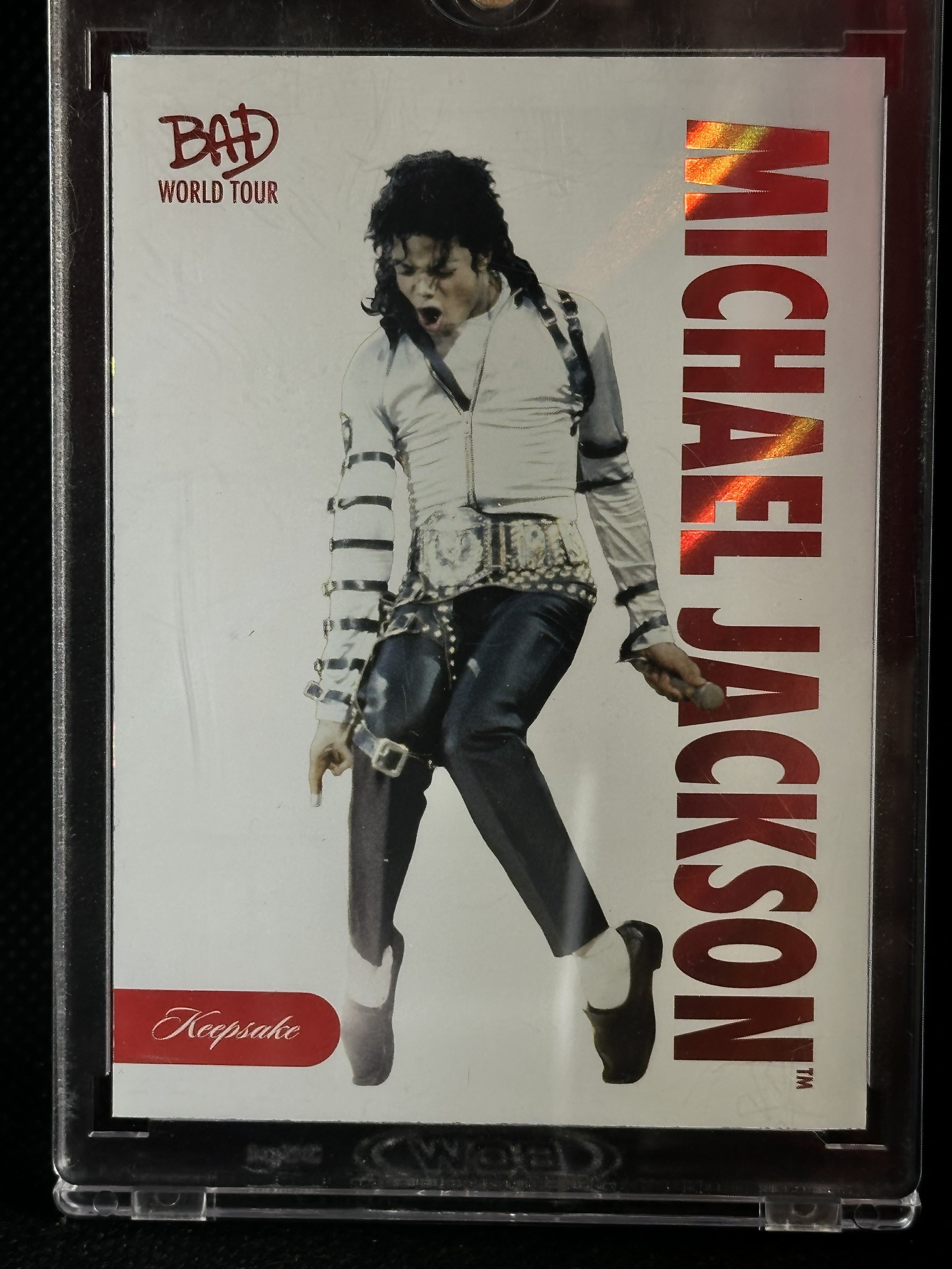 2026 Keepsake Premiere Edition Michael Jackson Bad World Tour #20 87/87