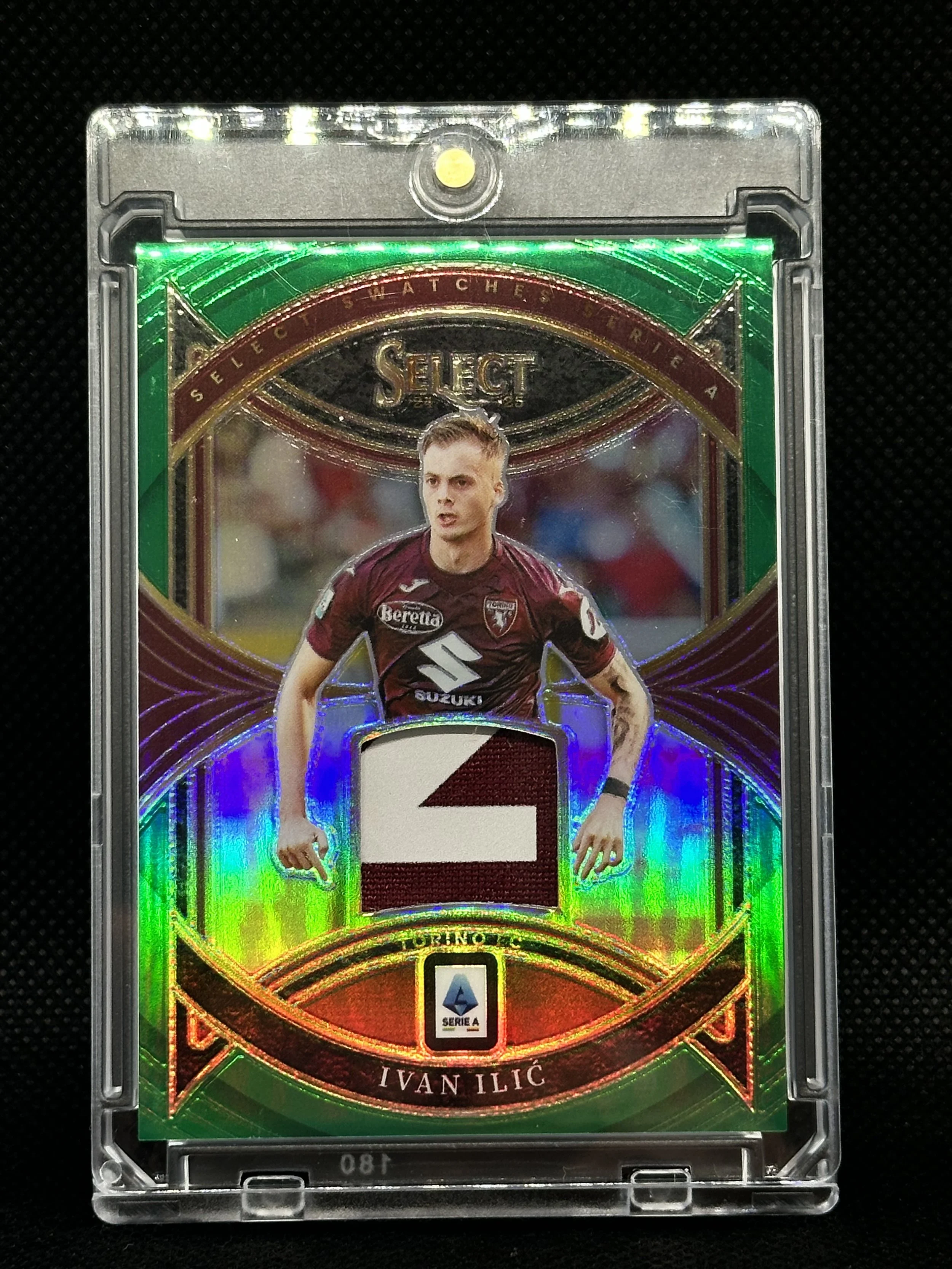 2024-25 Panini Select Serie A Ivan Ilić Select Swatches Green #SW-II 5/5