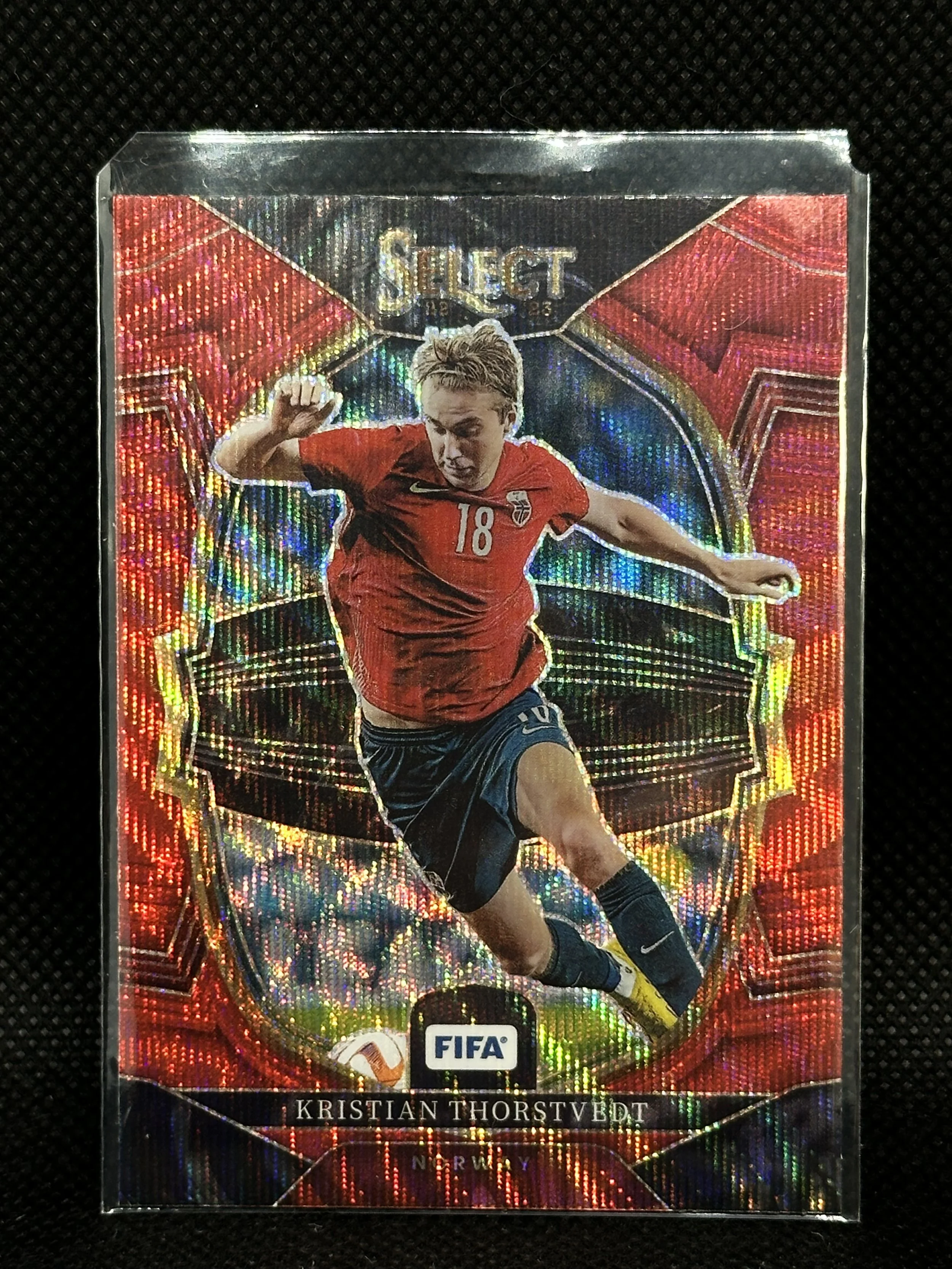 2022-23 Panini Select FIFA Kristian Thorstvedt Red Wave #43