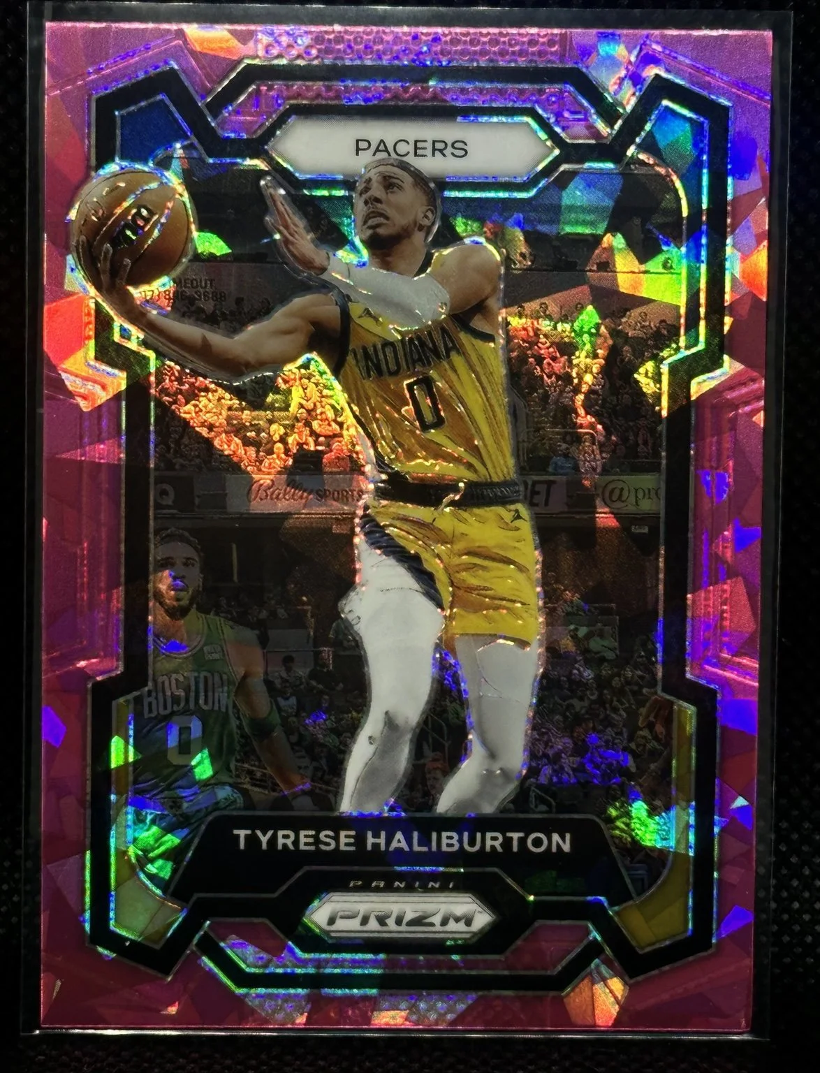 Tyrese Haliburton - 2023-24 Panini Prizm #102 Pink Ice