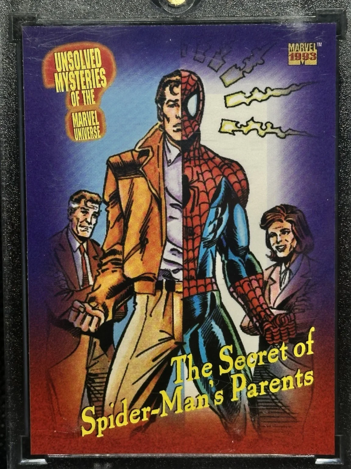 The Secret of Spider-Man's Parents - 1993 SkyBox Marvel Universe IV #148
