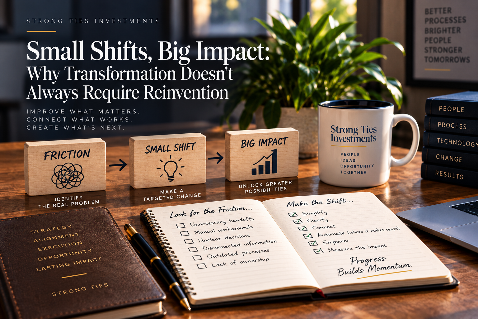 Small Shifts, Big Impact: Why Transformation Doesn’t Always Require Reinvention