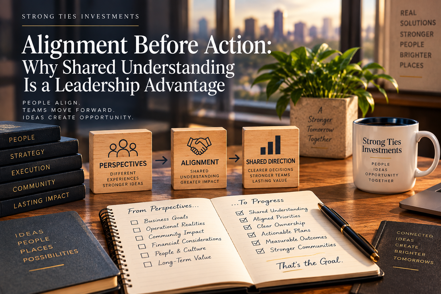 Alignment Before Action:  Why Shared Understanding Is a Leadership Advantage
