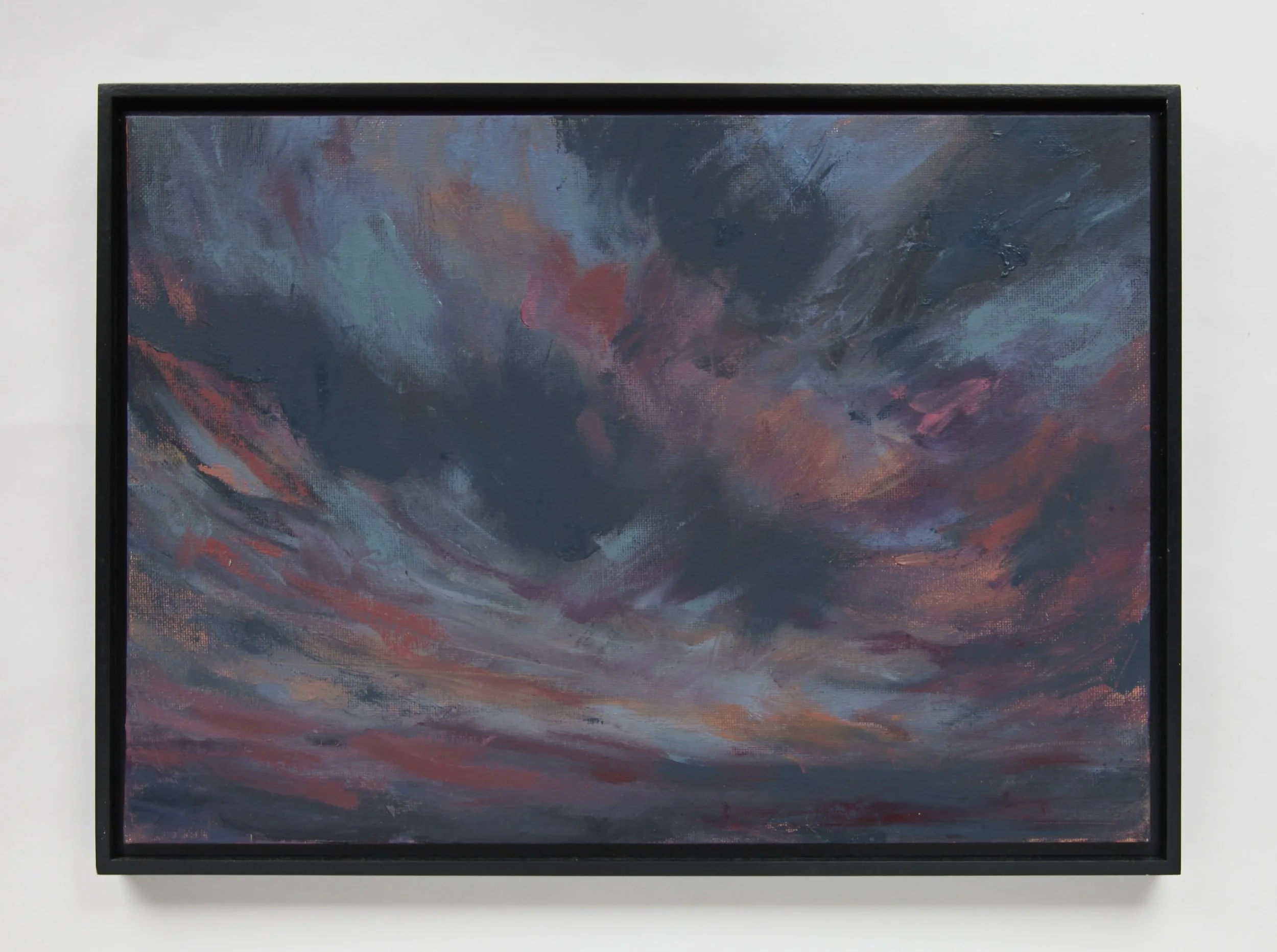 Evening Sky, 2026, oil on canvas on board, 38 x 28 cm