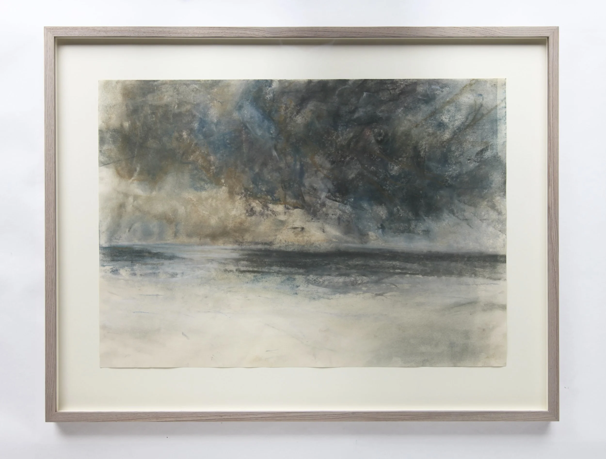 Caerfai, 2025, pastel on paper, 74 x 48 cm