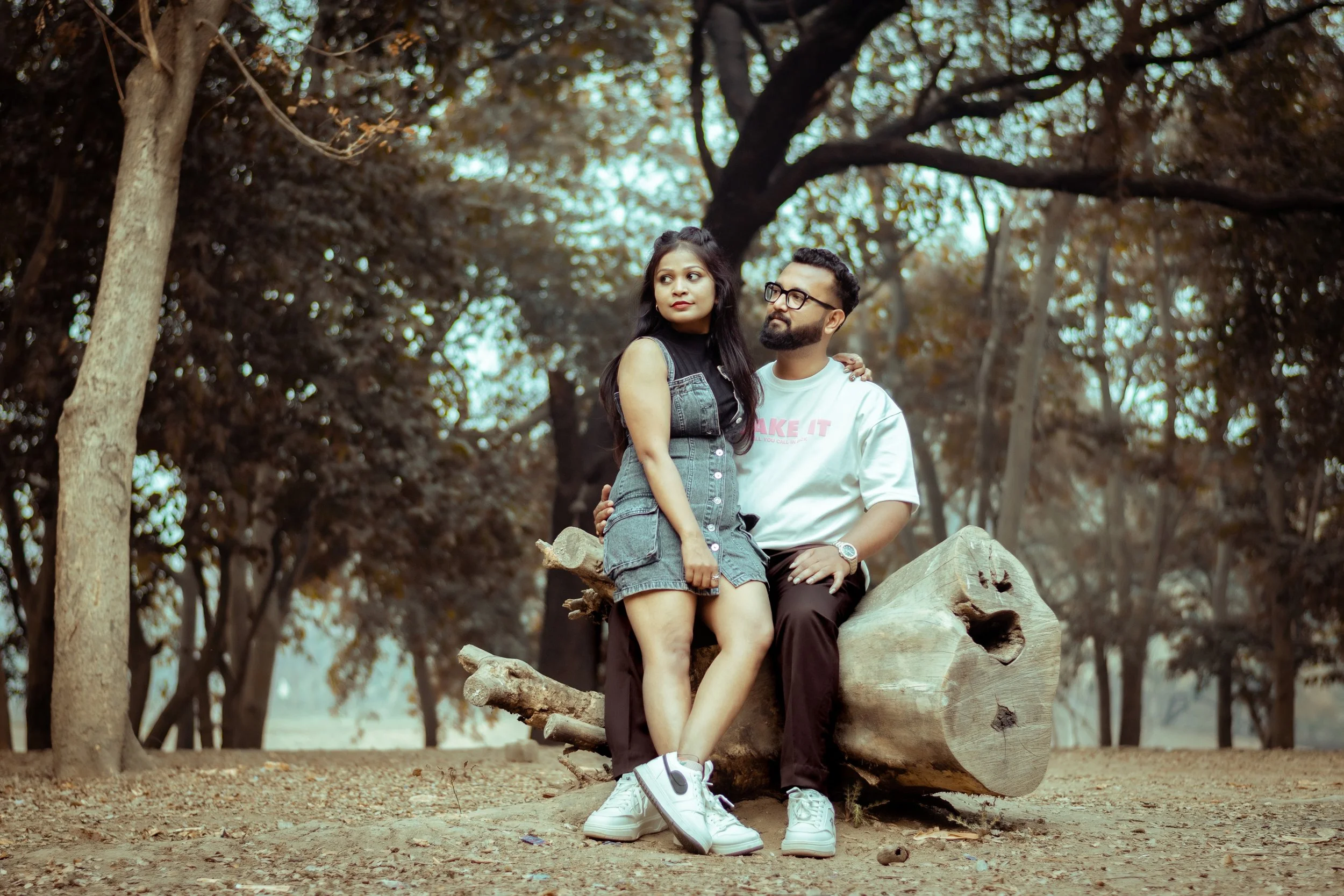 Romantic Pre Wedding Photography in Prayagraj capturing the couple’s love story through candid moments, natural expressions and cinematic photographs.