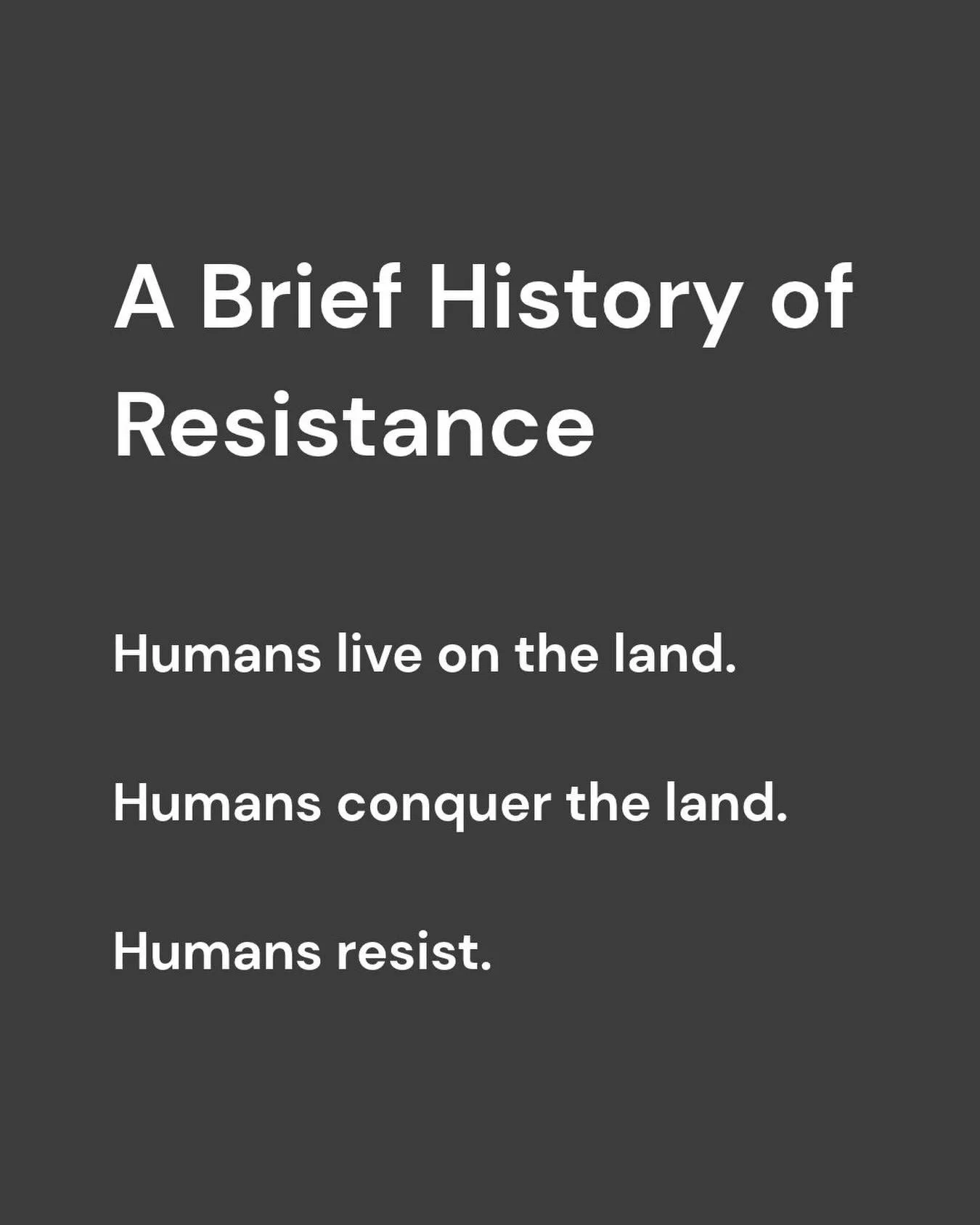A Brief History of Resistance
