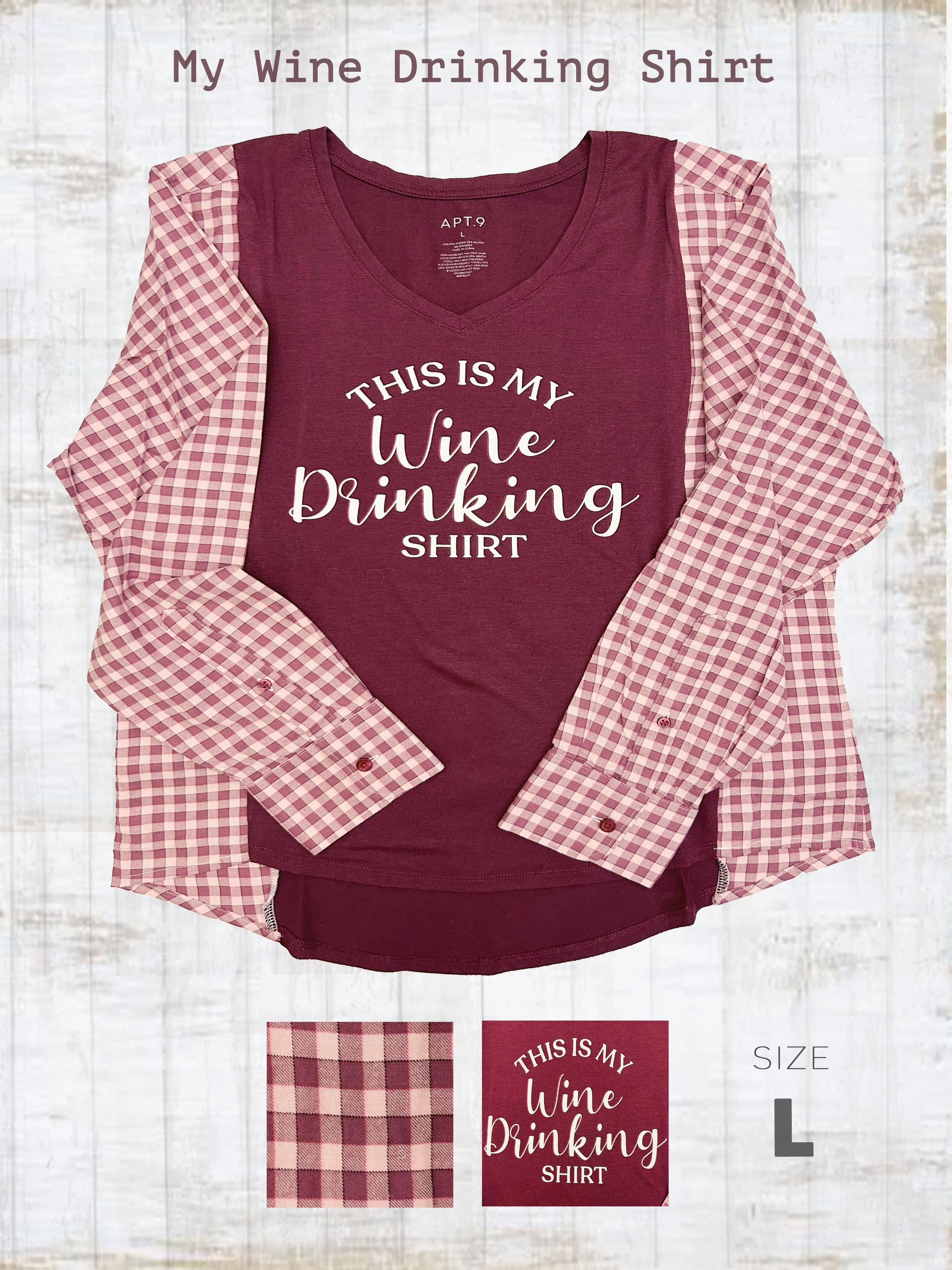 This is My Wine Drinking Shirt