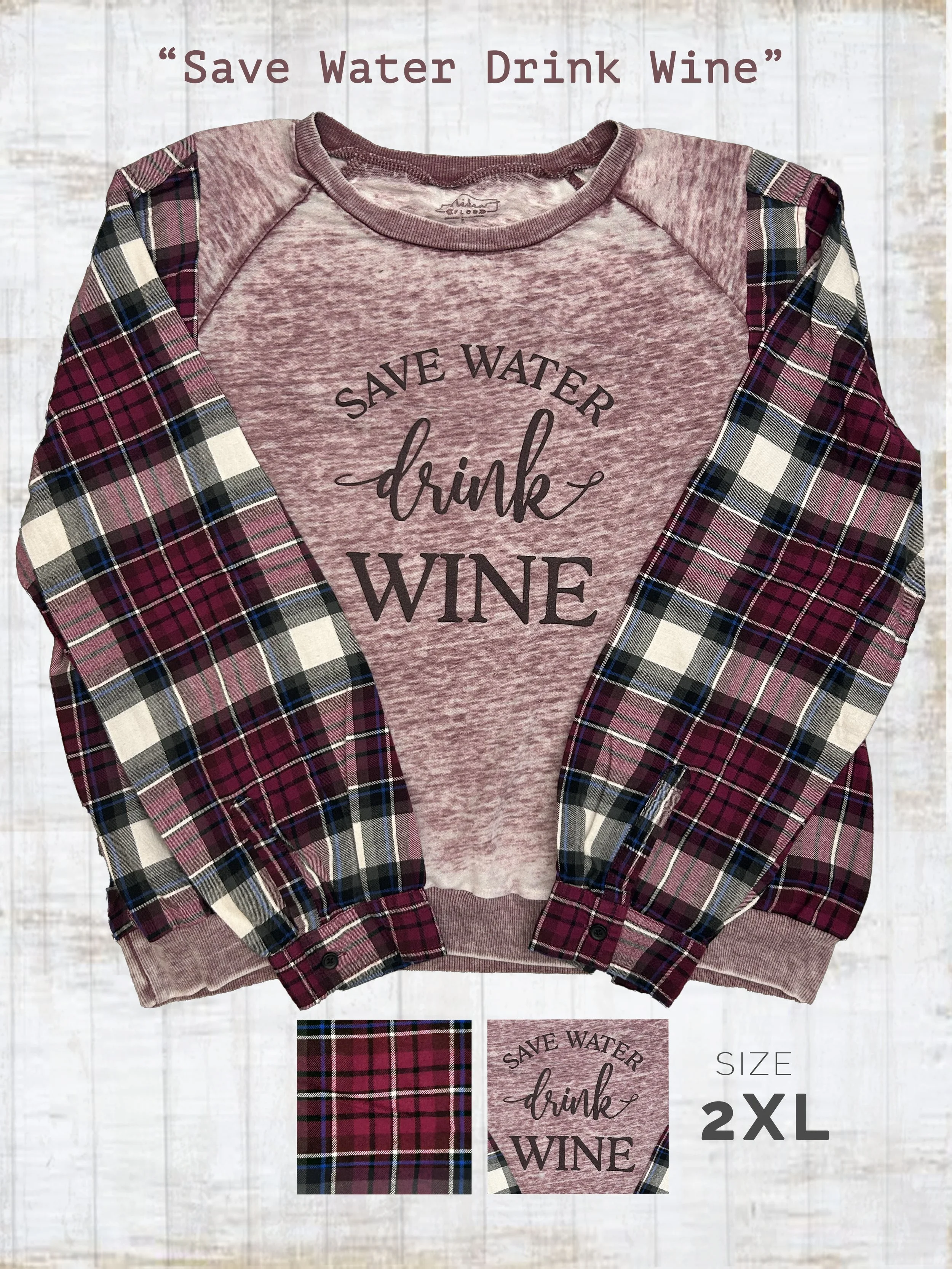 Save Water Drink Wine