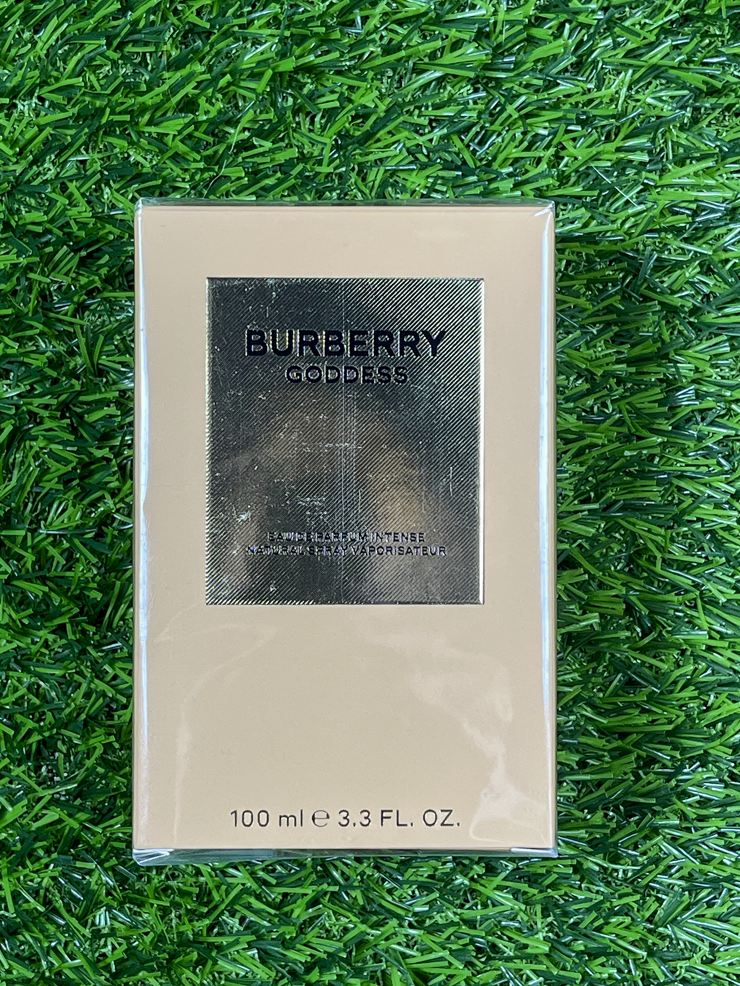 Burberry Goddess Intense Eau de Parfum, 100 ml — factory-sealed retail box, front view