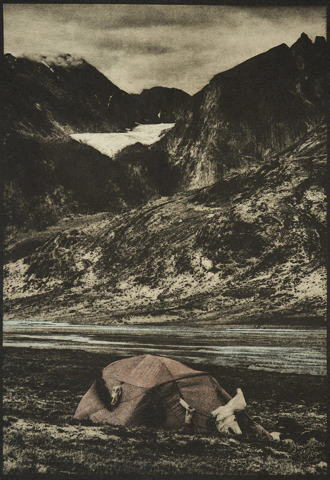 Camp at Tinokwa Creek and the Weasel River, Volume II