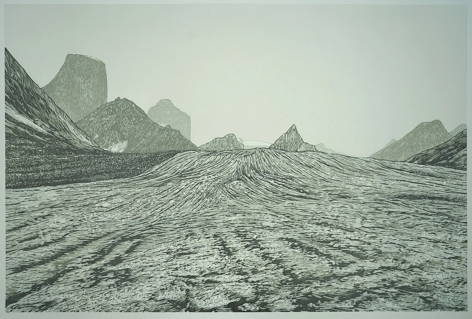 Turner Glacier (the 5,000 Cuts print)