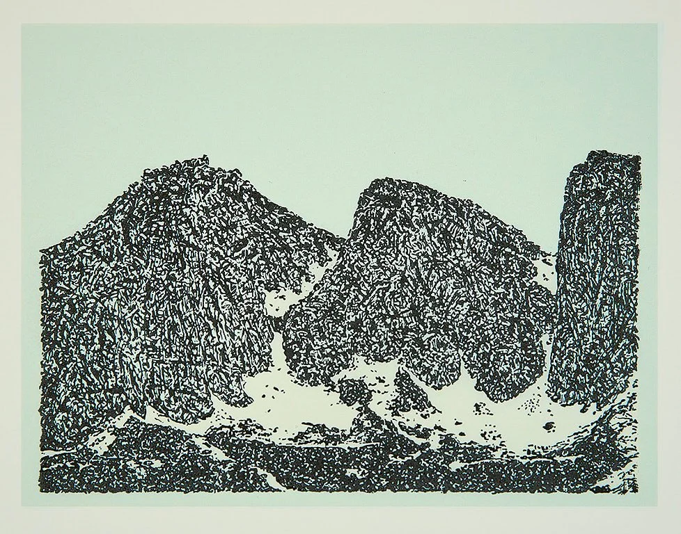 Unnamed Peaks with Glacier Remnants