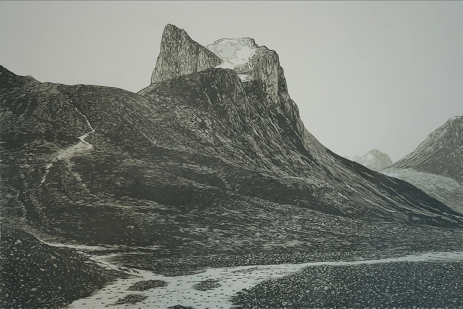 Weeping Glacier on Breidablik Peak, Baffin Island