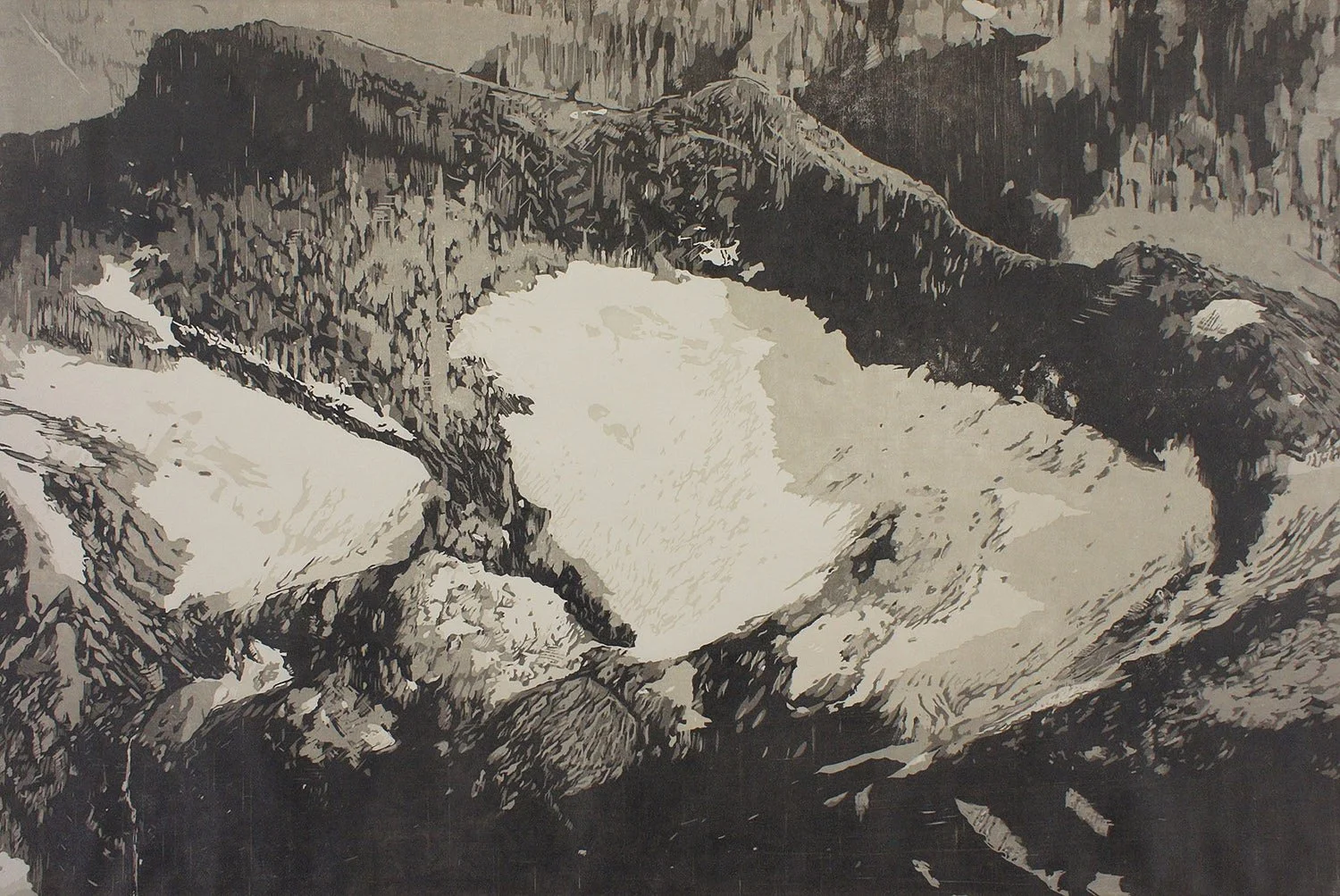 Swiftcurrent Glacier from Swiftcurrent Mountain Lookout